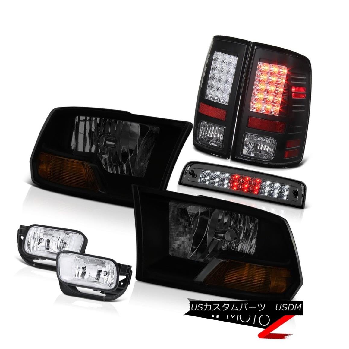 テールライト 09-13 Dodge Ram 1500 6.4L Fog Lamps 3RD Brake Light Rear Headlights Replacement 09-13 Dodge Ram 1500 6.4Lフォグランプ3RDブレーキライトリア・ヘッドライト交換 【並行輸入品】