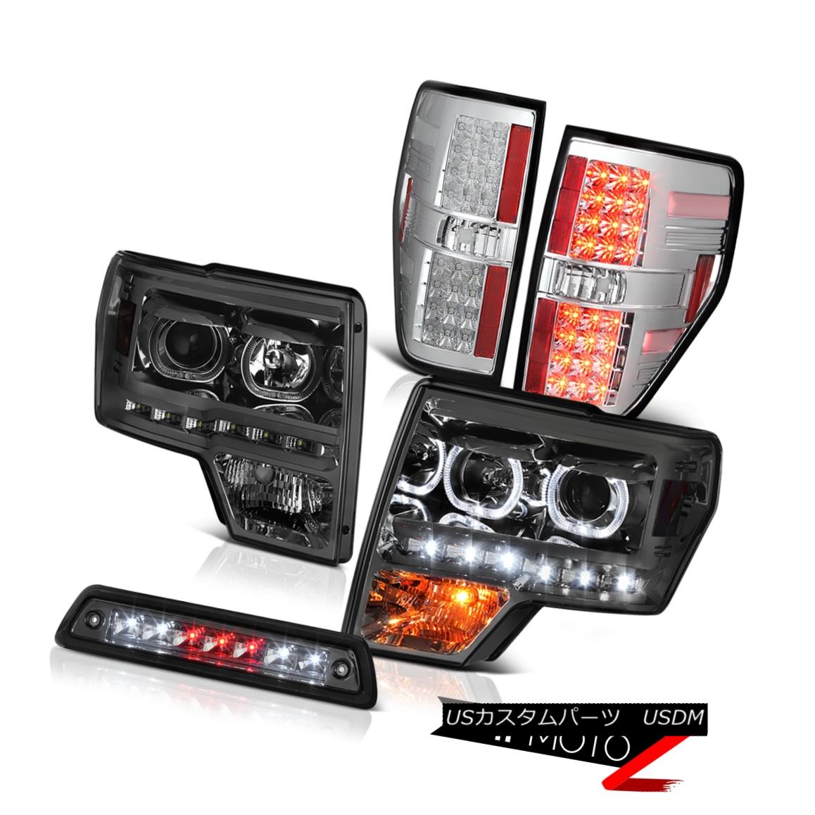 テールライト 09-14 F150 FX4 Roof cab lamp taillamps headlamps LED SMD Halo Rim \