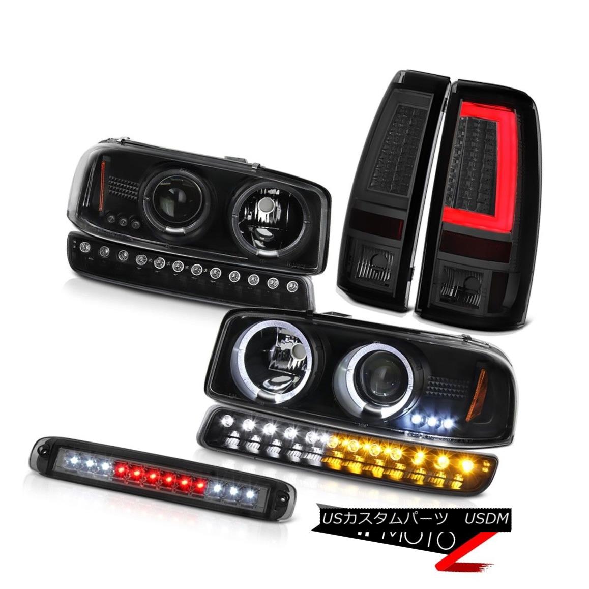 テールライト 99-06 Sierra GMT800 Smokey Taillights Roof Cargo Lamp Bumper Headlights Halo Rim 99-06 Sierra GMT800スモーキーテイルライトルーフカーゴランプバンパーヘッドライトHalo Rim 【並行輸入品】