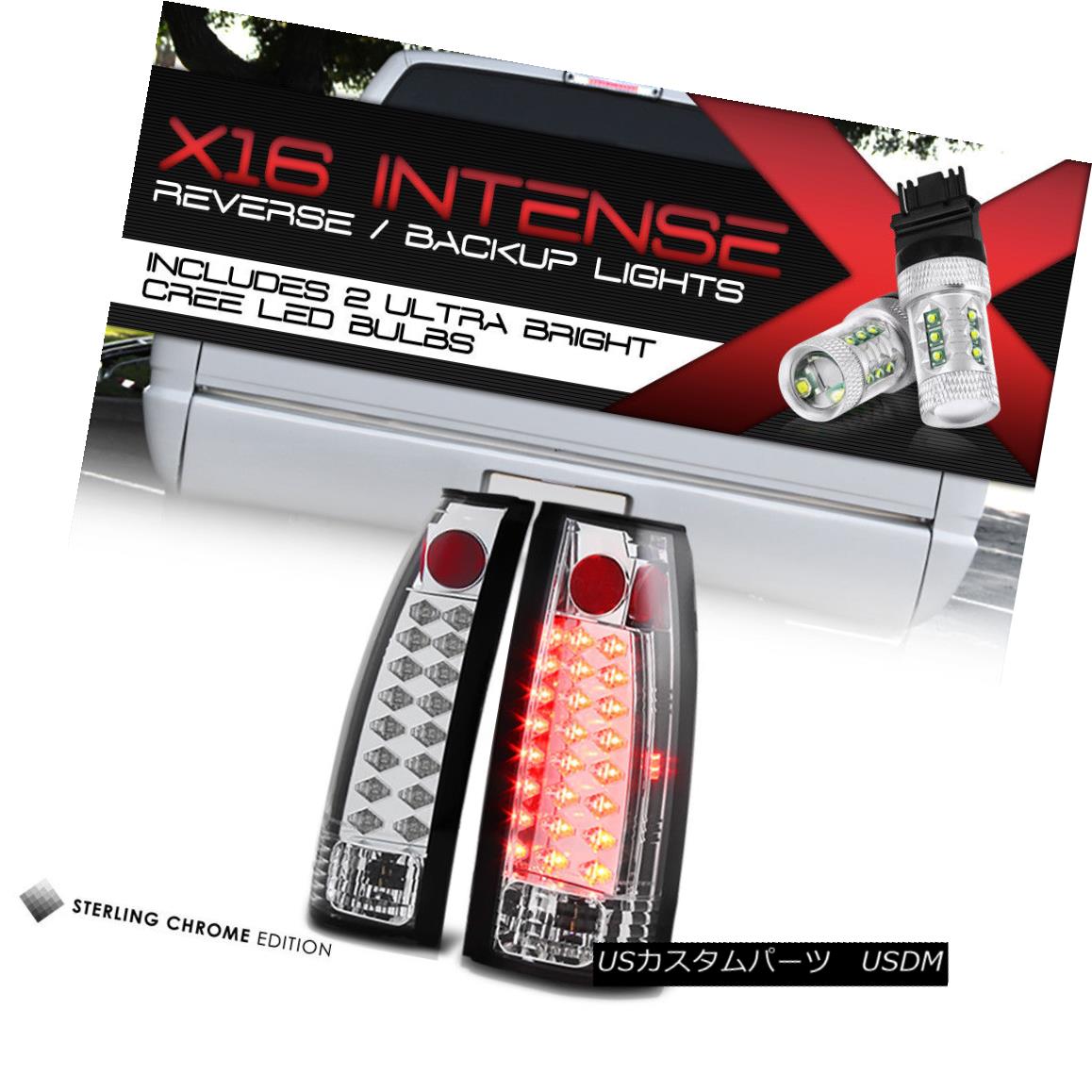 テールライト [CREE LED BACKUP] 88-98 Chevy Tahoe Suburban Silverado GMC Sierra LED Tail Light [CREE LED BACKUP] 88-98シボレータホー郊外シルヴァーダGMC Sierra LEDテールライト 【並行輸入品】