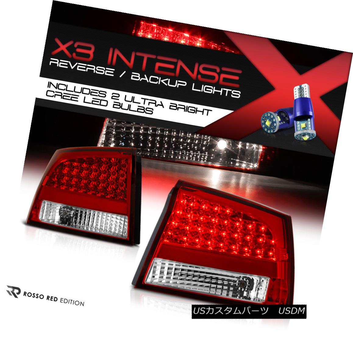 テールライト !Cree LED Reverse! Factory Style LED Red Taillamp Signal 2006-2008 Dodge Charger ！クリーLEDリバース！ 工場スタイルのLED赤いタイルランプ信号2006-2008ダッジチャージャー 【並行輸入品】