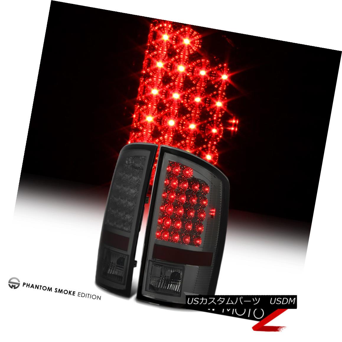 テールライト L+R Smoke LED Tail Lights Brake Signal Lamps 2007-2008 Dodge RAM 1500/2500/3500 L + R煙LEDテールライトブレーキ信号ランプ2007-2008ダッジRAM 1500/2500/3500 【並行輸入品】