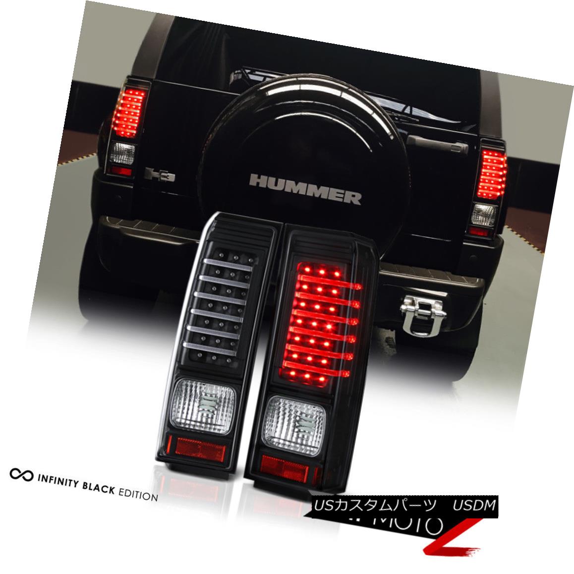 テールライト 2006-2010 Hummer H3 Black L.E.D Neon Tube Tail Light Brake Signal Lamp PAIR NEW 2006-2010 Hummer H3 Black L.E.Dネオンチューブテールライトブレーキ信号ランプPAIR NEW 【並行輸入品】