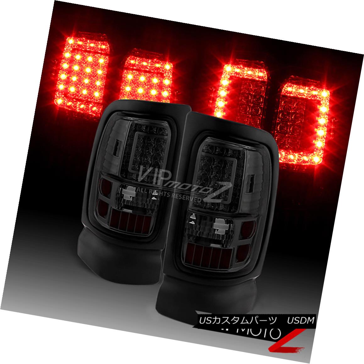テールライト 1994-2001 Dodge Ram 1500 2500 3500 Dark Smoke Tinted LED Brake Signal Taillights 1994-2001 Dodge Ram 1500 2500 3500ダークスモークティンテッドLEDブレーキ信号尾灯 【並行輸入品】 42,108円
