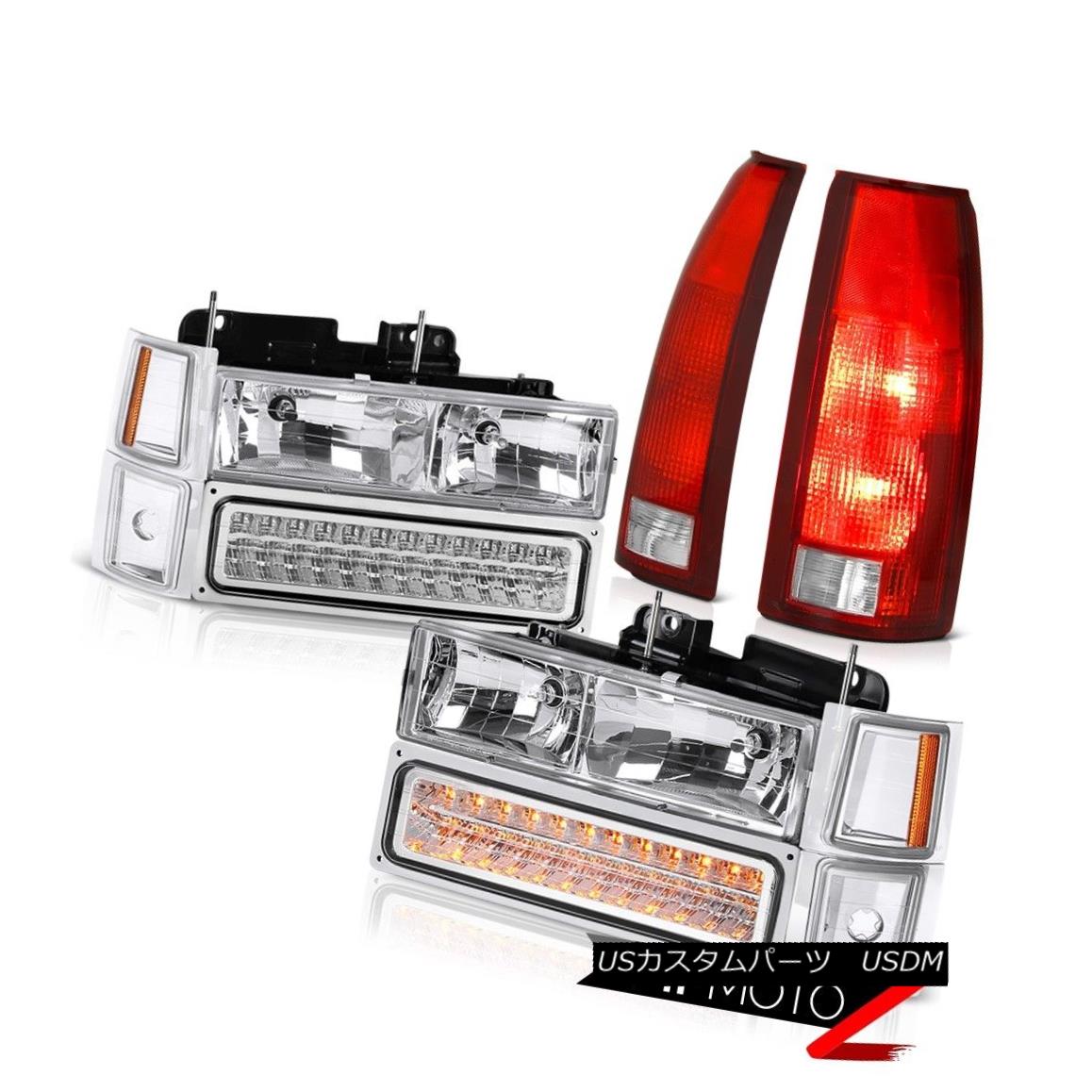 テールライト 94 95 96 97 98 Chevy K3500 Rosso Red Taillights Chrome Headlights Signal Parking 94 95 96 97 98シェビーK3500ロッソレッドテールライトクロームヘッドライト信号駐車場 【並行輸入品】