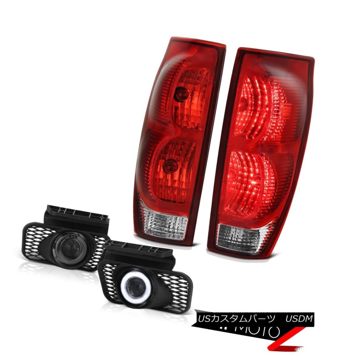 テールライト 2003-2006 Avalanche Titanium Smoke Foglamps Red Tail Lights Lights Replacement 2003年?2006年雪崩のチタン煙フォグランプ赤いテールライトの点灯交換 【並行輸入品】