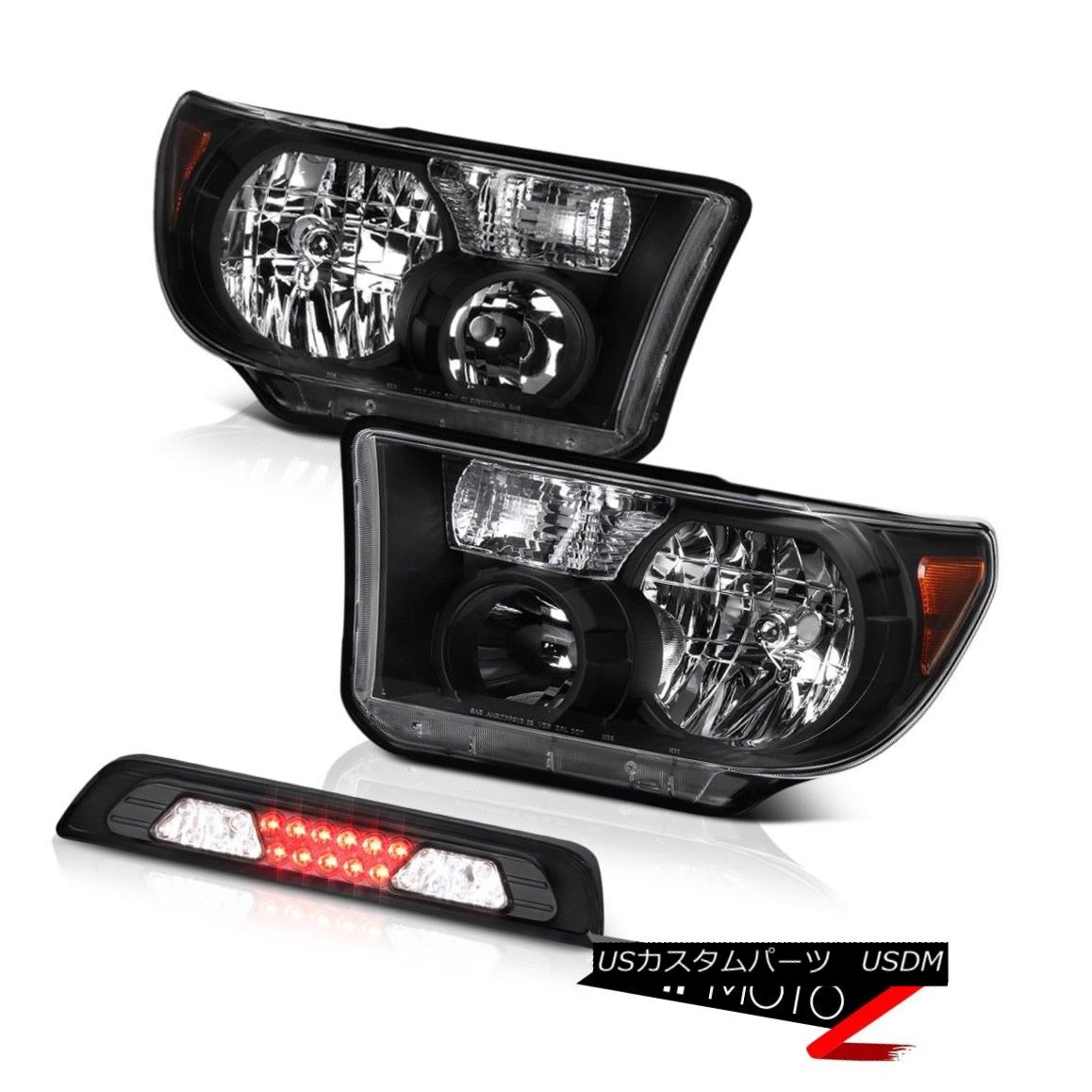 テールライト 2007-2013 Toyota Tundra SR5 Headlights Phantom Smoke Roof Cargo Lamp Assembly 2007-2013トヨタトンドラSR5ヘッドライトファントムスモーク屋根カーゴランプアセンブリ 【並行輸入品】