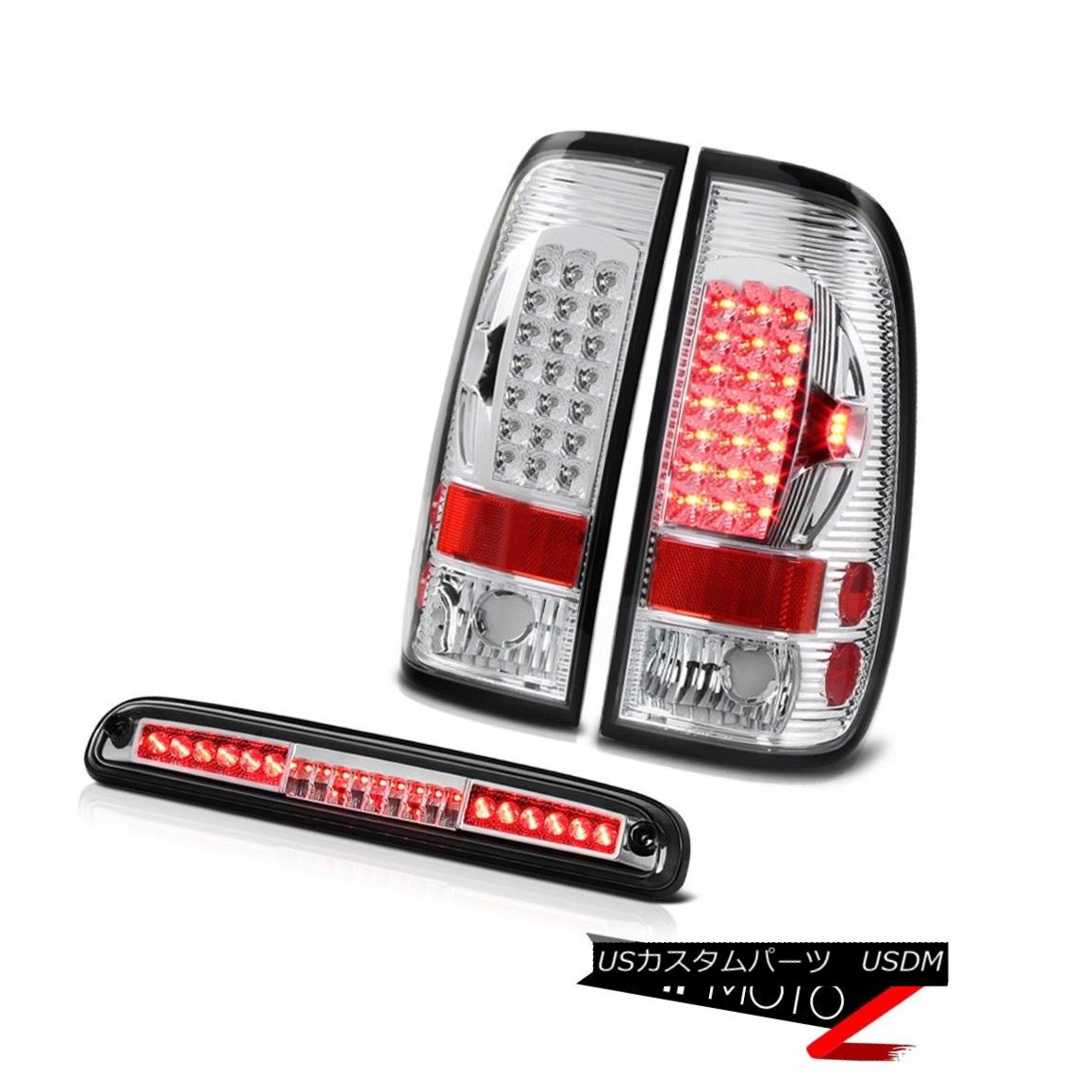 テールライト 1999-2004 F350 7.3L Crystal L+R LED Tail Light+HaLo Projector 3RD lamp {COMBO} 1999-2004 F350 7.3LクリスタルL + R LEDテールライト+ハロープロジェクター3RDランプ{COMBO} 【並行輸入品】