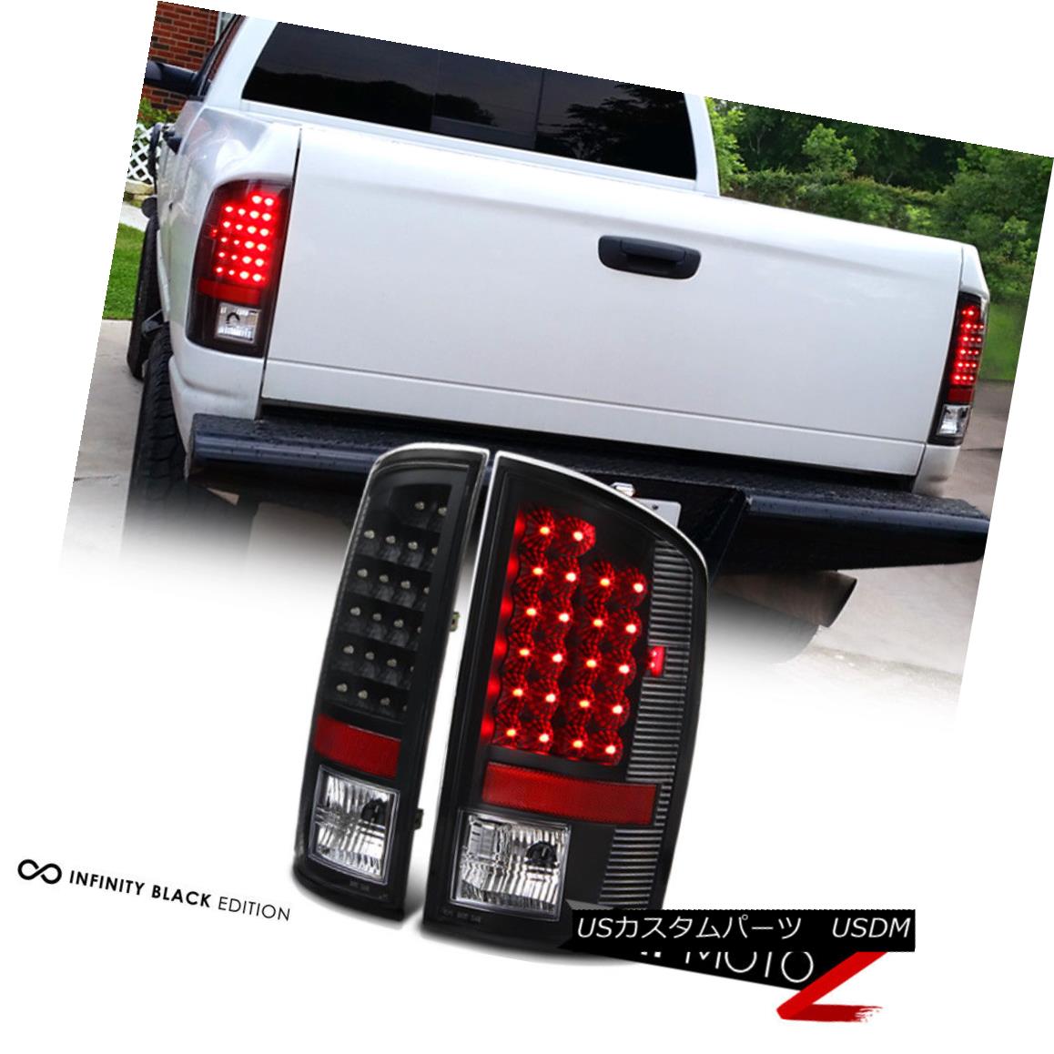 テールライト 2007-2008 DODGE RAM 1500 | 2007-2009 DODGE RAM 2500 | 3500 BLACK LED TAIL LAMPS 2007-2008ドッジRAM 1500 | 2007-2009ドッジRAM 2500 | 3500 BLACK LEDテールランプ 【並行輸入品】