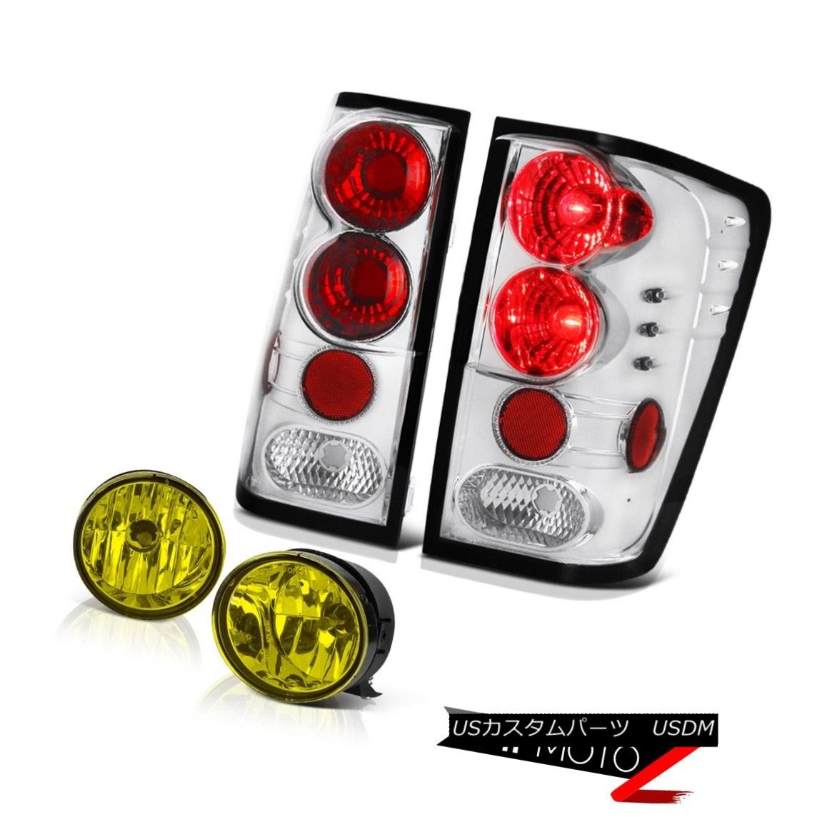 テールライト For 2004-2015 Titan SV Crystal Clear Tail Light Rear Lamp Yellow Bumper Foglight 2004年?2015年Titan SVクリスタルクリアテールライトリアランプイエローバンパーフォグライト 【並行輸入品】