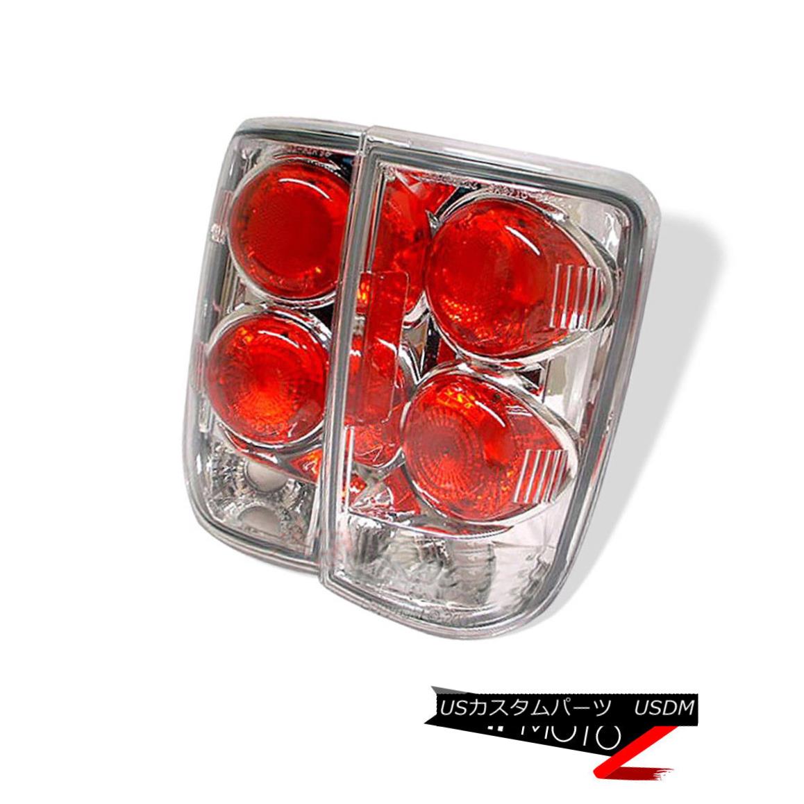 テールライト Chevy GMC Blazer Jimmy 1995-2004 Sterling Chrome Tail Light Rear Brake Pair シボレーGMCブレザージミー1995-2004スターリングクロムテールライトリアブレーキペア 【並行輸入品】