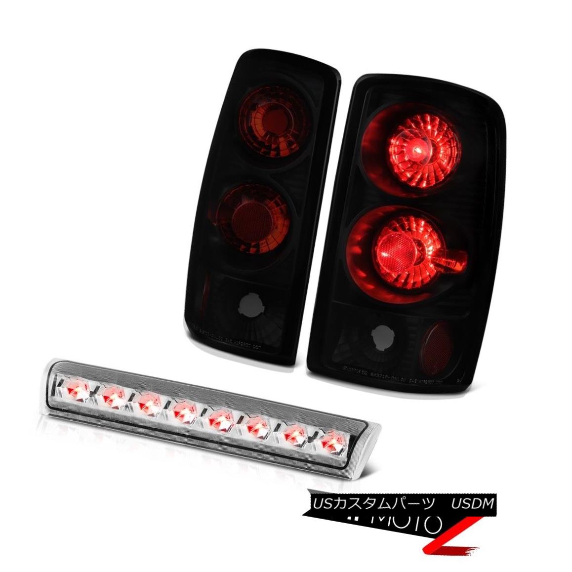 テールライト 2000-2006 Chevy Tahoe 4.8L Sinister Black Rear Reverse Tail Light Roof Brake LED 2000-2006シボレータホ4.8LシニスターブラックリアリバーステールライトルーフブレーキLED 【並行輸入品】