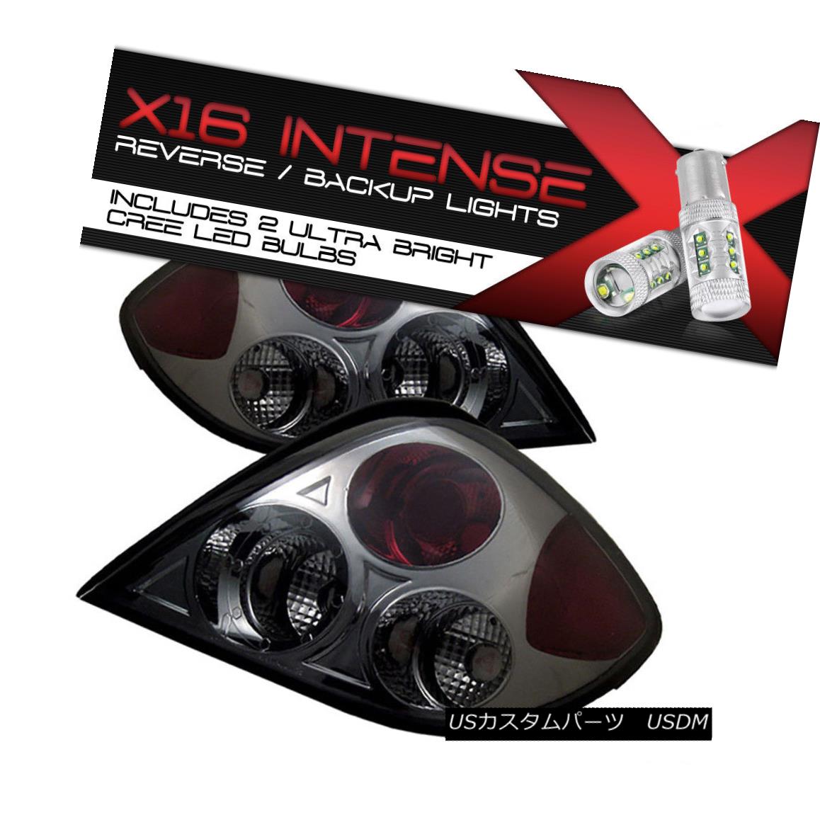 テールライト Cree LED Reverse For 2003-2005 Triburon GS SE Titanium Smoke Rear Tail Lamps KDM クリーLEDは2003-2005年に逆転するTriburon GS SEチタニウム煙後方尾ランプKDM 【並行輸入品】