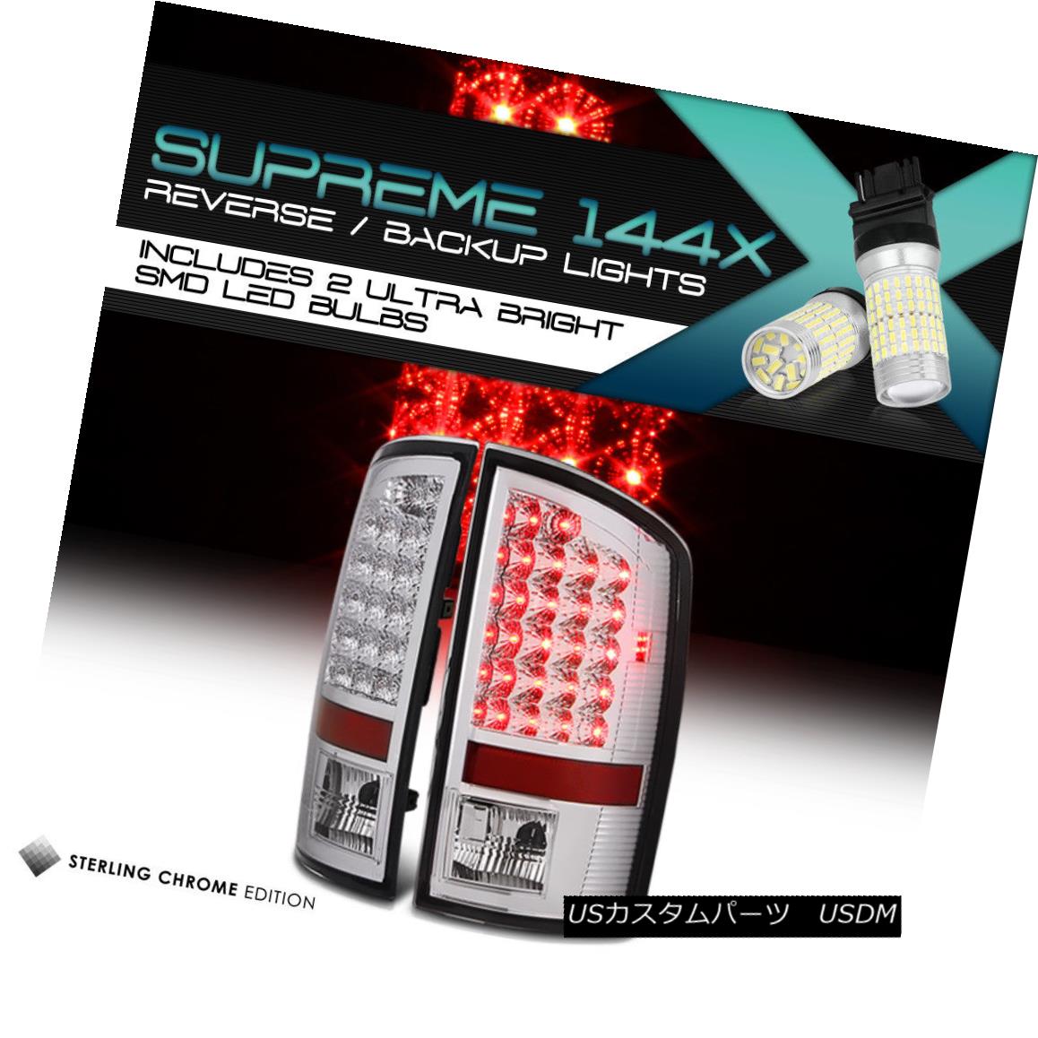 テールライト [360 DEGREE SMD REVERSE] Dodge 02-2006 RAM V8 Truck L+R LED Tail Light Assembly [360°SMD REVERSE]ドッジ02-2006 RAM V8トラックL + R LEDテールライトアセンブリ 【並行輸入品】