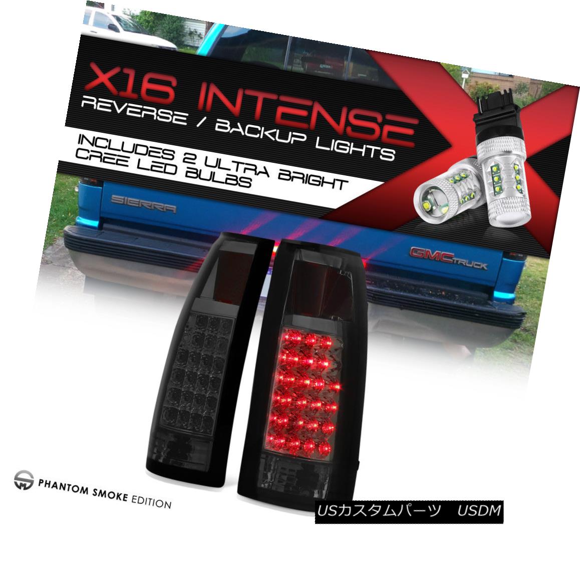 テールライト [High-Power CREE Reverse] 1988-1998 Chevy GMC C/K Pickup LED Tail Light Assembly [ハイパワークリーリバース] 1988-1998シボレーGMC C / KピックアップLEDテールライトアセンブリ 【並行輸入品】