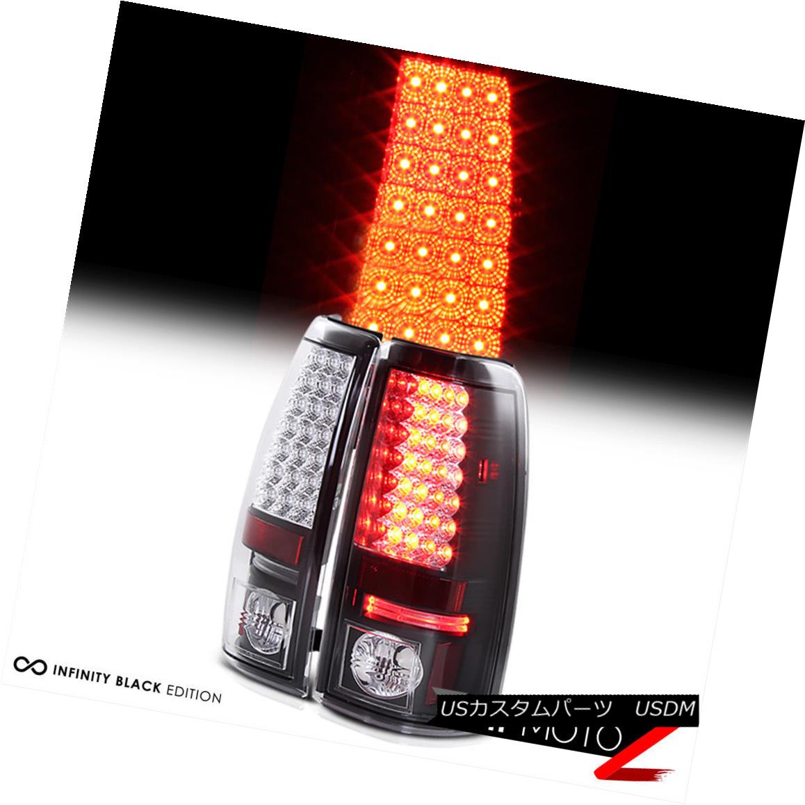 テールライト 1999-2006 GMC Sierra Black [ERROR FREE] LED Rear Tail Light Lamp 99-02 Silverado 1999-2006 GMC Sierra Black [ERROR FREE] LEDリアテールライトランプ99-02シルバラード 【並行輸入品】