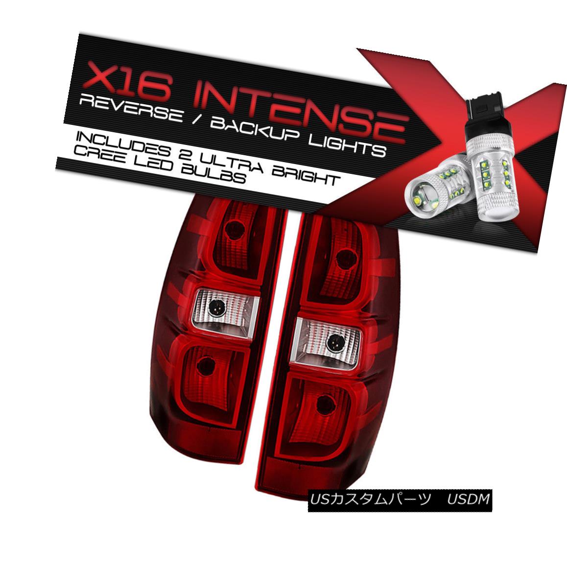 テールライト {CREE LED REVERSE} 07-13 Chevy Avalanche OE Rear Tail Lamps Harness Left Right {クリーLEDリバース} 07-13シボレーアバランチェOEリアテールランプハーネス左右 【並行輸入品】