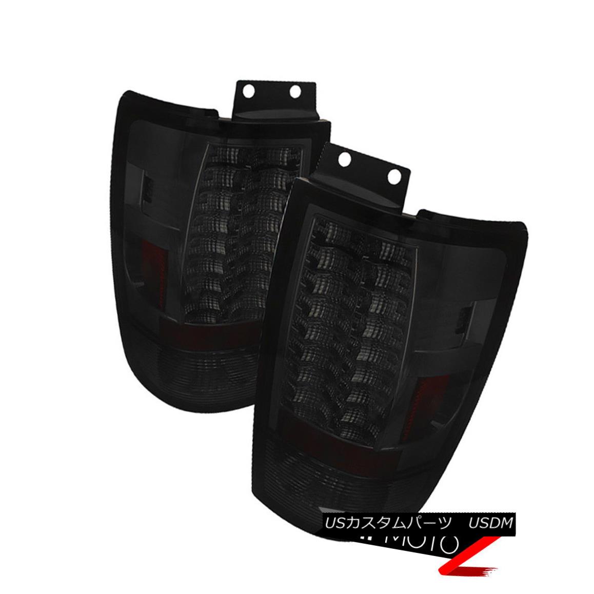 テールライト Ford 97-02 Expedition G2 LED *SMOKE & CHROME* Tail Light Rear Brake Lamp LH RH フォード97-02遠征G2 LED * SMOKE＆amp; CHROME *テールライトリアブレーキランプLH RH 【並行輸入品】