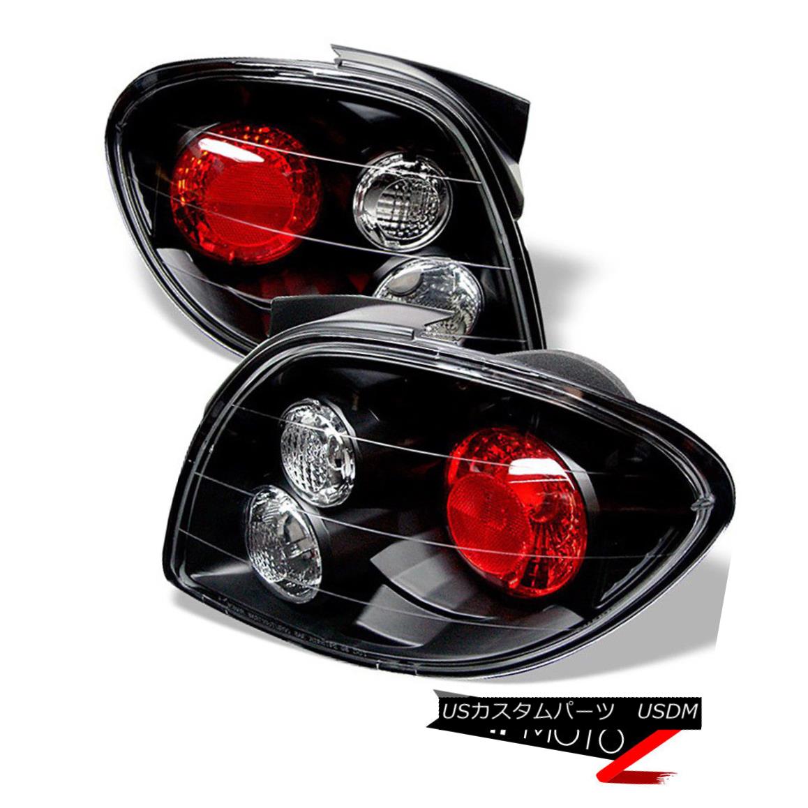 テールライト L+R Black Altezza Tail Light Rear Brake Lamps Assembly For 2000-02 Tiburon Coupe L + Rブラックアルテッツァテールライトリアブレーキランプアセンブリ2000-02ティブロンクーペ 【並行輸入品】