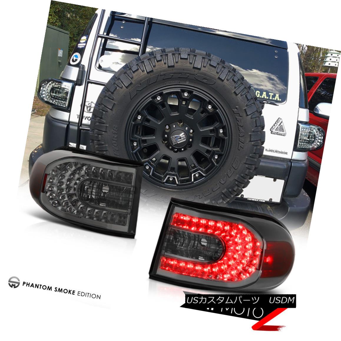 テールライト 2007-2015 Toyota FJ-Cruiser Titanium Smoke LED SMD Tail Light Lamps Assembly NEW 2007-2015トヨタFJクルーザーチタン煙LED SMDテールライトランプアセンブリNEW 【並行輸入品】