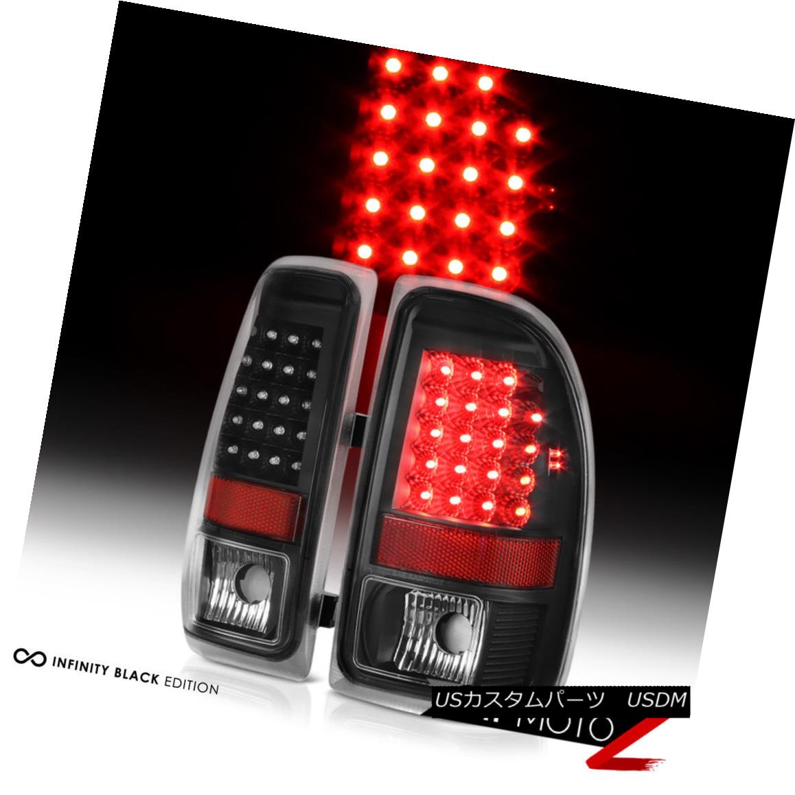 テールライト 1997-2004 Dodge Dakota Black LED Brake Signal Brake Lamp Tail Lights LEFT RIGHT 1997-2004 Dodge Dakota黒色LEDブレーキ信号ブレーキランプテールライトLEFT RIGHT 【並行輸入品】
