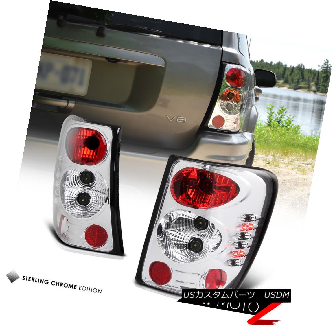 テールライト GRAND CHEROKEE 99-04 LAREDO LEFT+RIGHT CHROME ALTEZZA TAIL LIGHT LAMP ASSEMBLY グランドチェロキー99-04ラレド左+右クロムアルテッツァテールライトランプアセンブリ 【並行輸入品】
