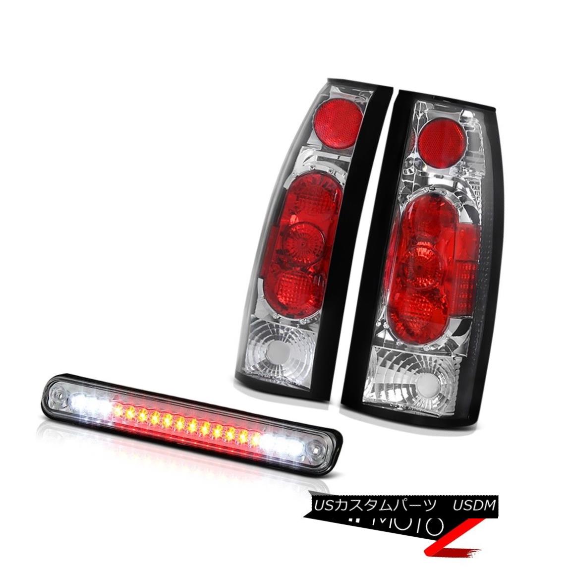 テールライト GMT400 1988-1998 Silverado Sierra V6 V8 Red LED Third Cargo Taillights Taillamps GMT400 1988-1998シルバラード・シエラV6 V8レッドLED第3貨物灯台タイルランプ 【並行輸入品】
