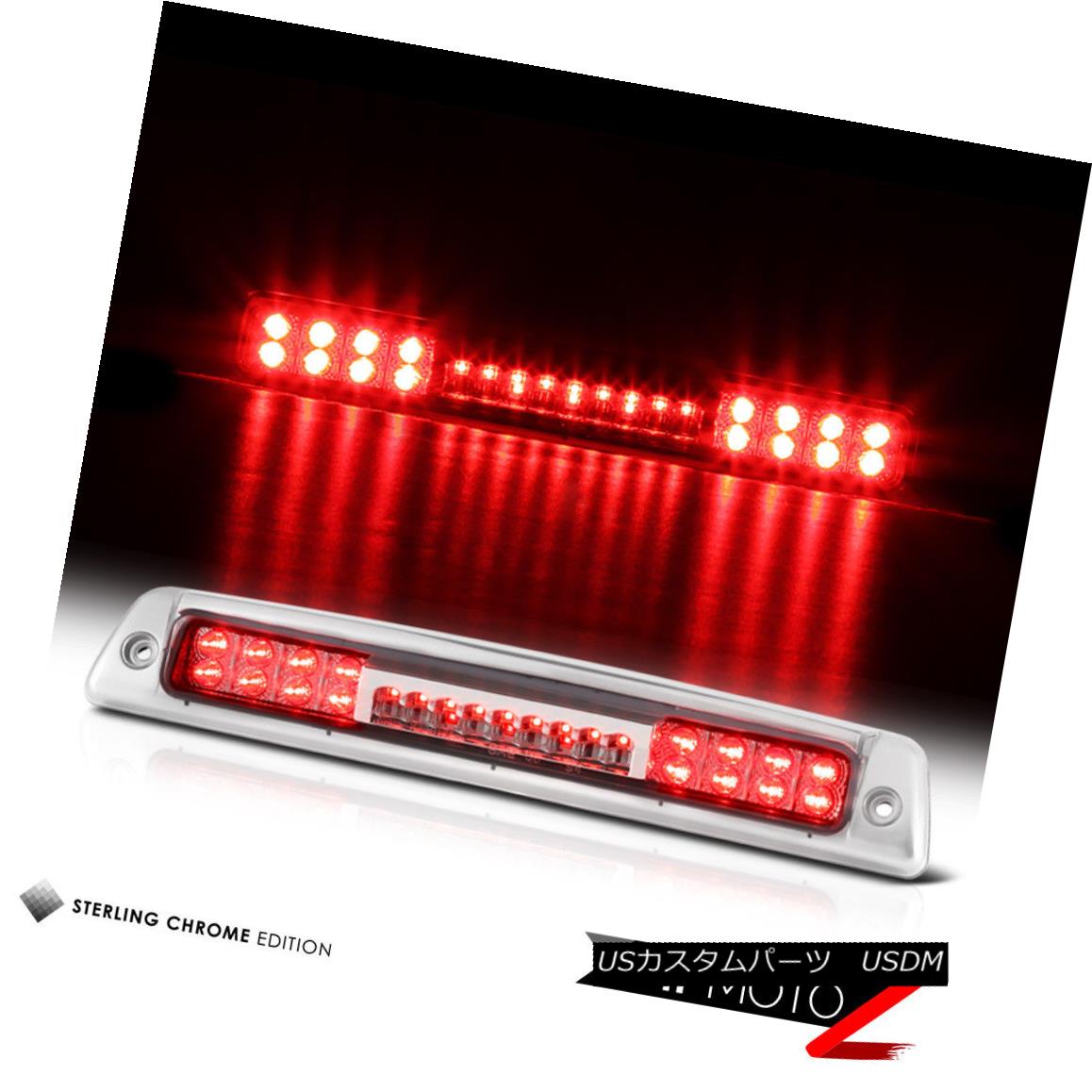 テールライト 1994-2001 Dodge Ram 1500 2500 3500 Chrome Red LED Rear Third Brake Tail Lights 1994-2001 Dodge Ram 1500 2500 3500クロームレッドLEDリア第3ブレーキテールライト 【並行輸入品】
