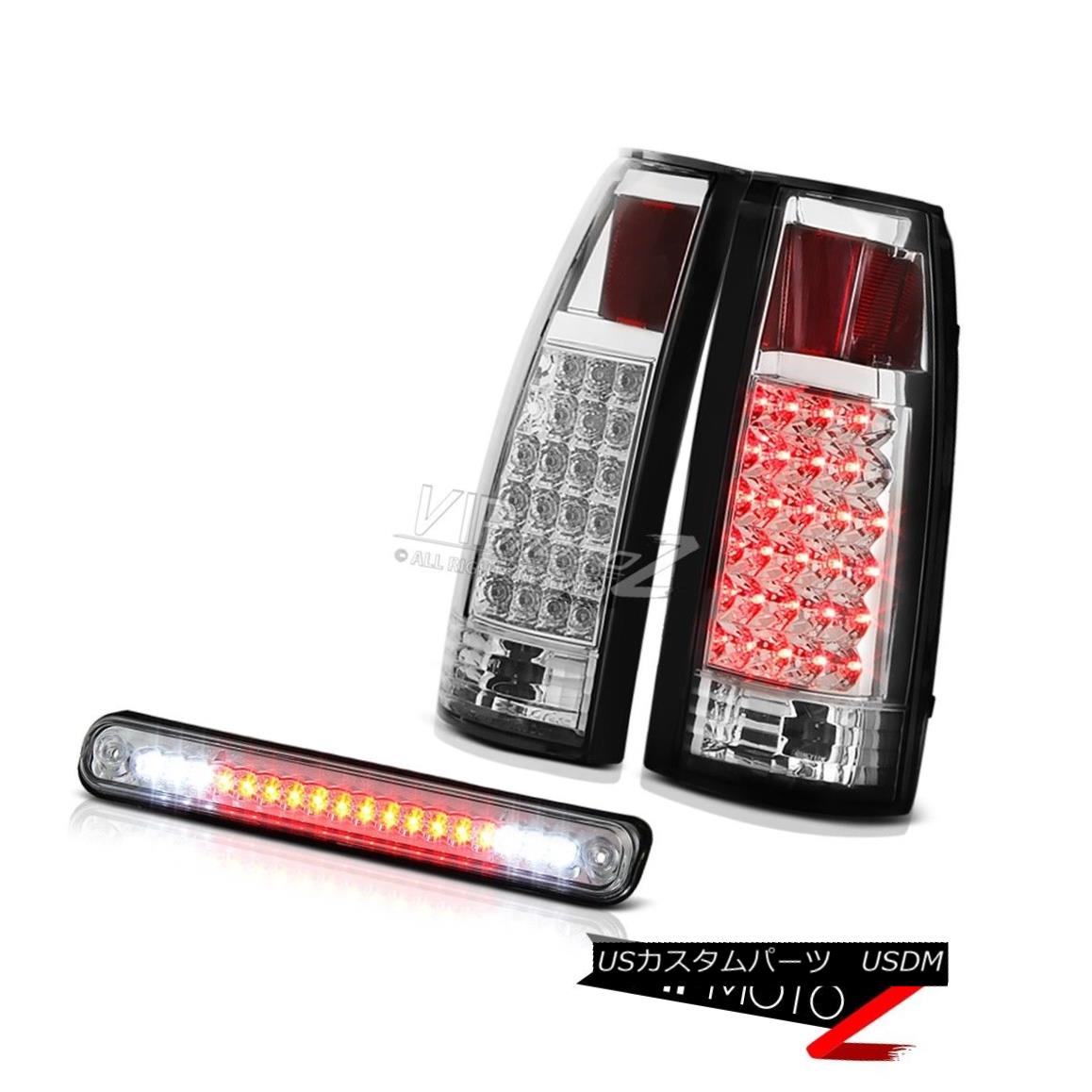 テールライト CHROME 1988-1998 GMC Chevy Sierra Silverado Suburban LED Brake Lamp Cab Lights CHROME 1988-1998 GMC Chevy Sierra Silverado郊外LEDブレーキランプキャブライト 【並行輸入品】