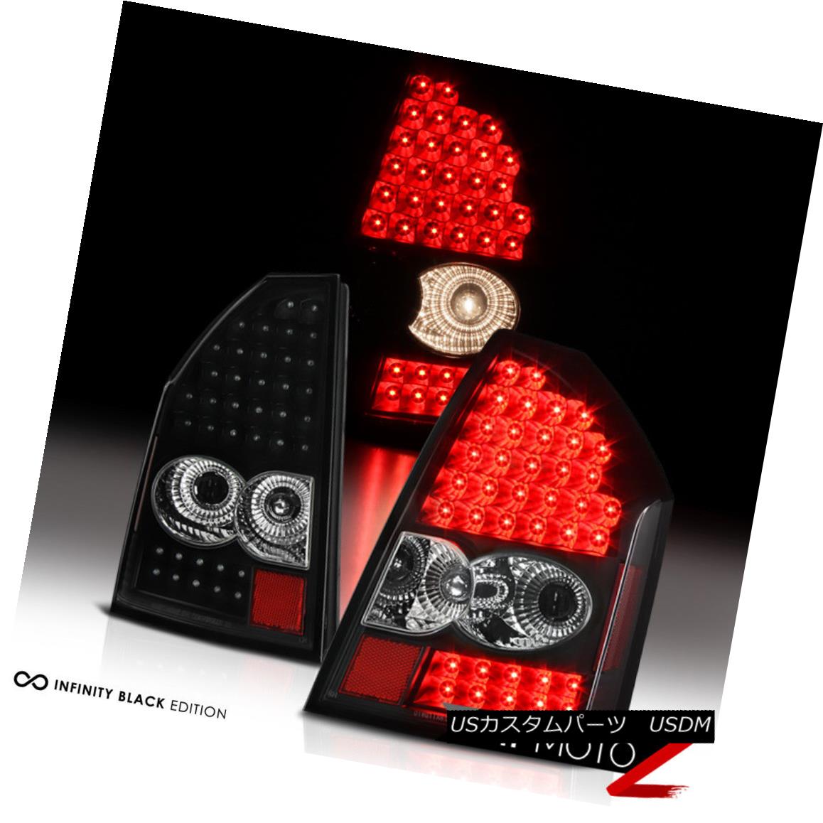 テールライト 2005 2006 2007 Chrysler 300 MURDER OUT Black Rear Brake Tail Lights LED SMD PAIR 2005年2006年2007年クライスラー300 MURDER OUTブラックリアブレーキテールライトLED SMD PAIR 【並行輸入品】