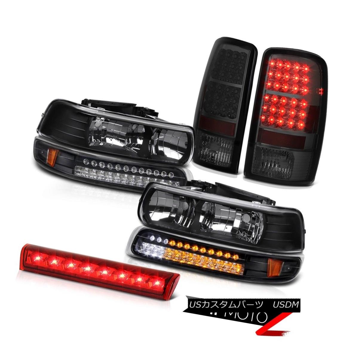 テールライト Black SMD LED Tail Lights Smoke Wine Red Third LED 00 01 02 03 04 05 06 Tahoe ブラックSMD LEDテールライトスモークワインレッド第3 LED 00 01 02 03 04 05 06タホ 【並行輸入品】