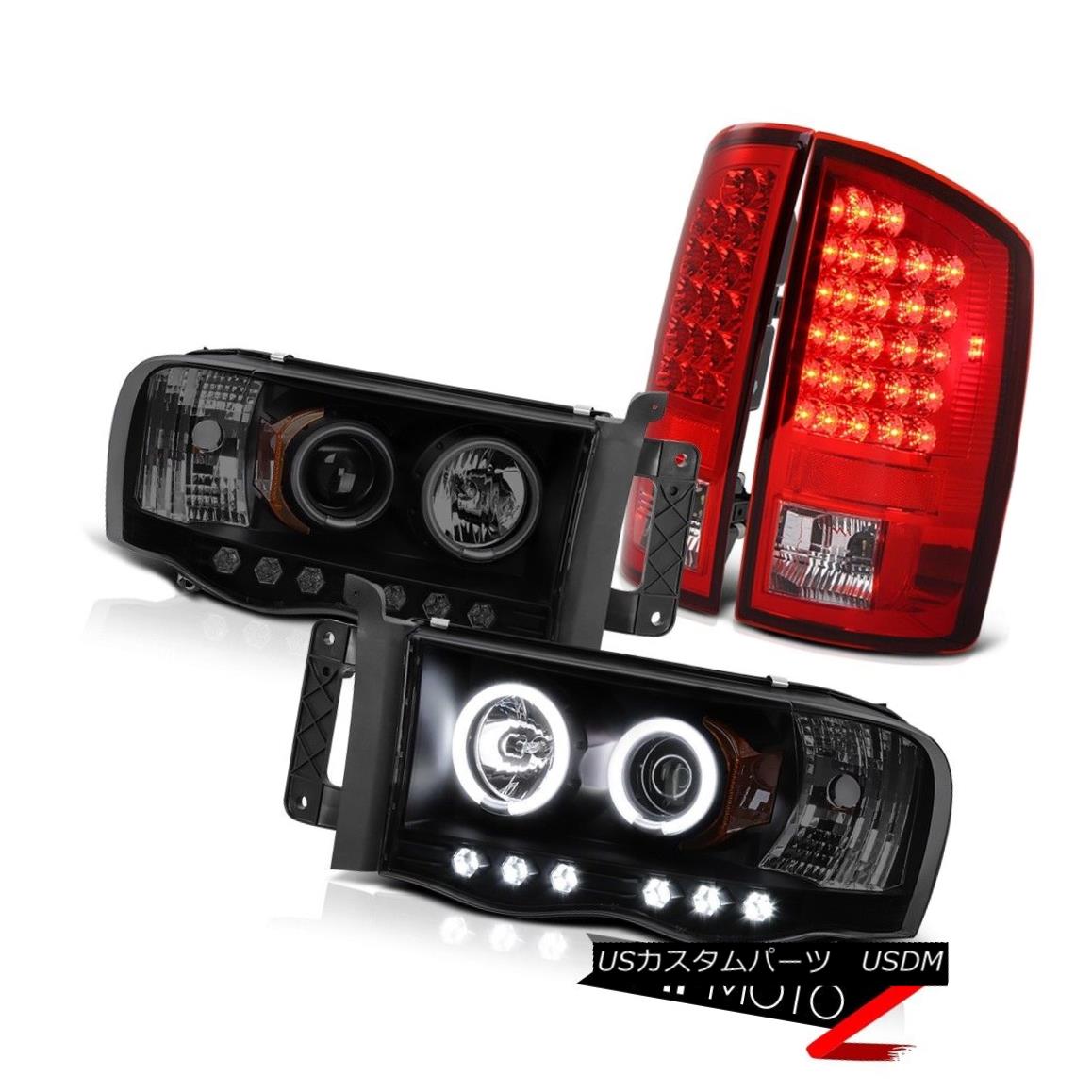 テールライト 2002 2003 Ram Hemi 5.7L WS 2x CCFL Angel Eye headlight SMD Rear Tail Light 2002 2003 Ram Hemi 5.7L WS 2x CCFLエンジェルアイヘッドライトSMDリアテールライト 【並行輸入品】