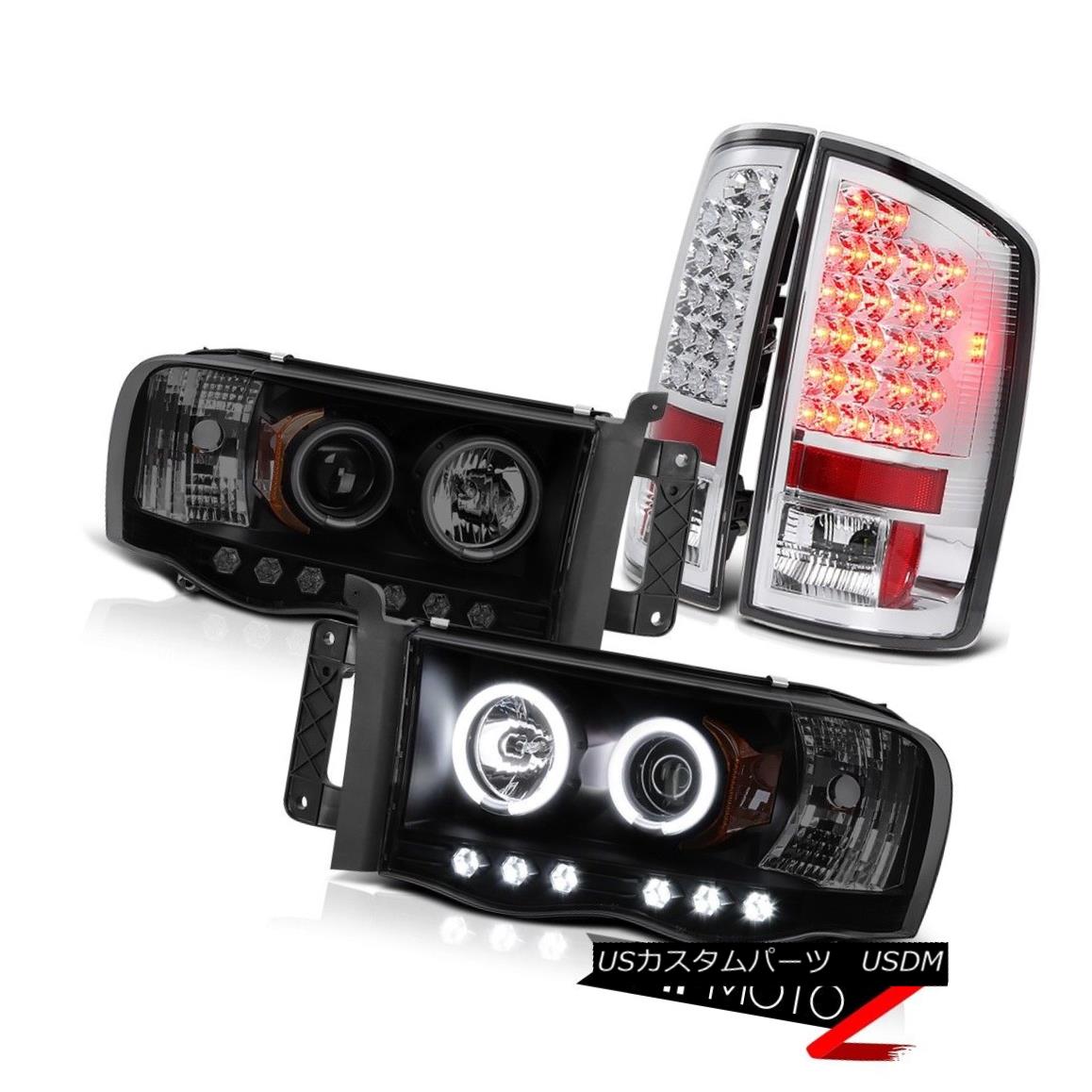 テールライト 2002-2005 Ram 1500 Laramie Brightest CCFL Halo Headlight BRIGHT LED Tail Lights 2002-2005 Ram 1500 Laramie Brightest CCFL HaloヘッドライトBRIGHT LEDテールライト 【並行輸入品】