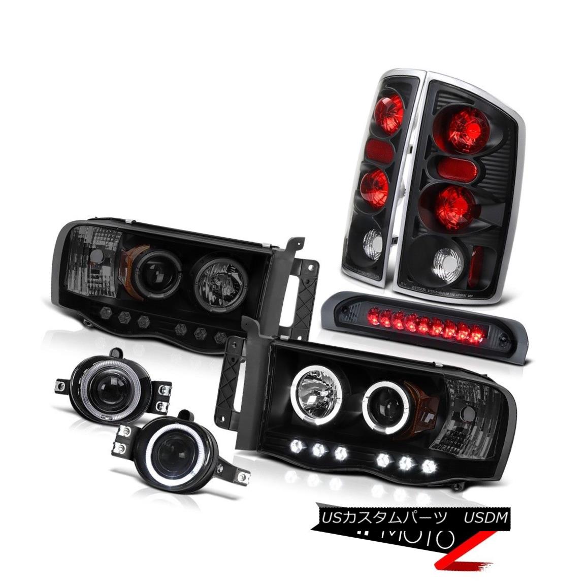 テールライト 02-05 Ram 2500 WS Halo LED Headlight Tail Lights DRL foglights 3rd Brake Light 02-05 Ram 2500 WS Halo LEDヘッドライトテールライトDRLフォグライト第3ブレーキライト 【並行輸入品】