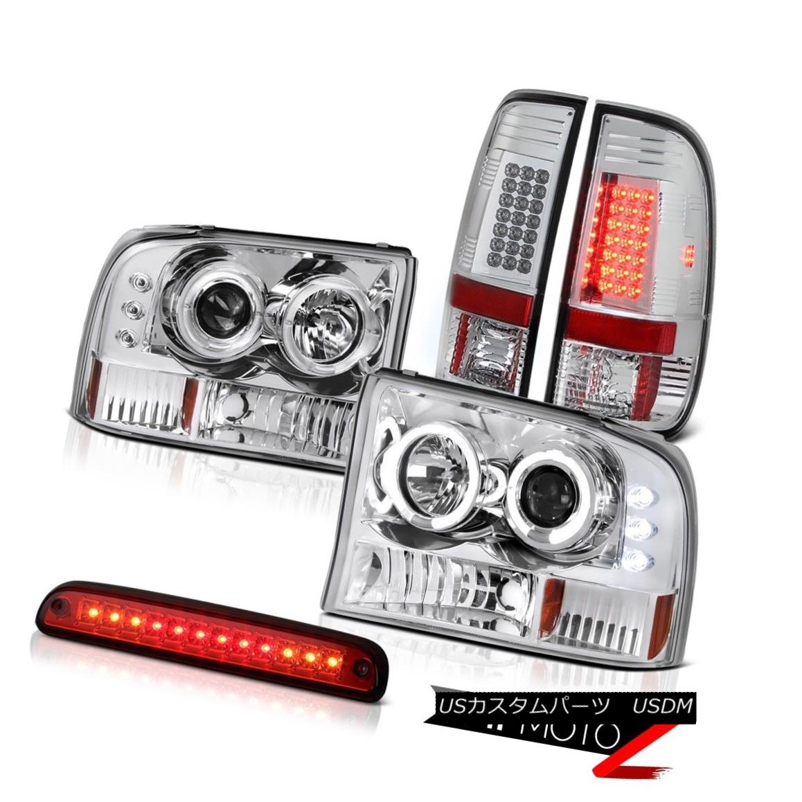 テールライト Euro Halo LED Headlights Wine Red Third Brake Bulb Tail Light 99-04 F250 Lariat ユーロHalo LEDヘッドライトワインレッド第3ブレーキバルブテールライト99-04 F250ラリアート 【並行輸入品】 62,315円