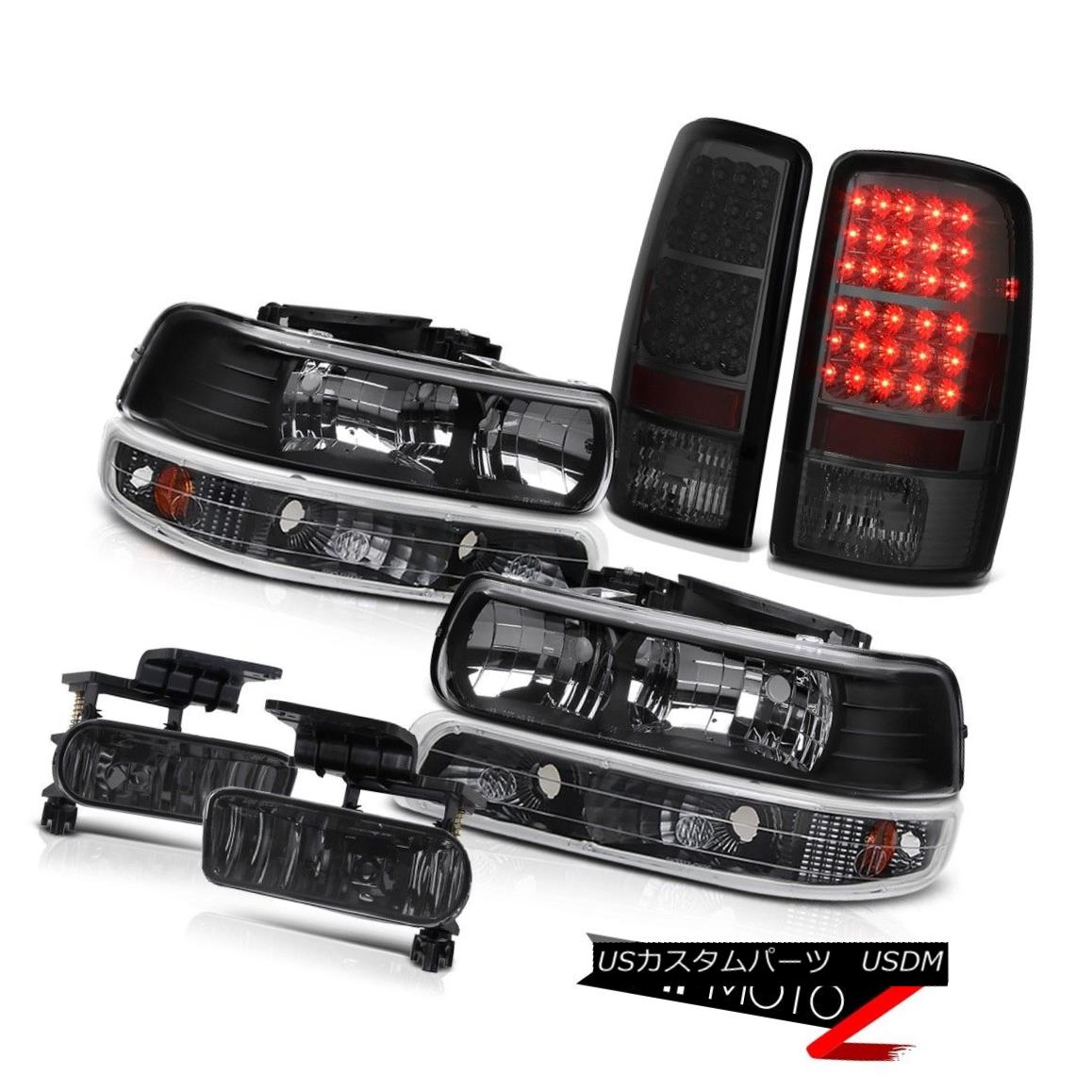 テールライト Clear/Black Headlight 00-06 Suburban 2500 Bumper Smoke LED Taillight Driving Fog クリア/ブラックヘッドライト00-06郊外2500バンパースモークLED曇り運転霧 【並行輸入品】 63,162円