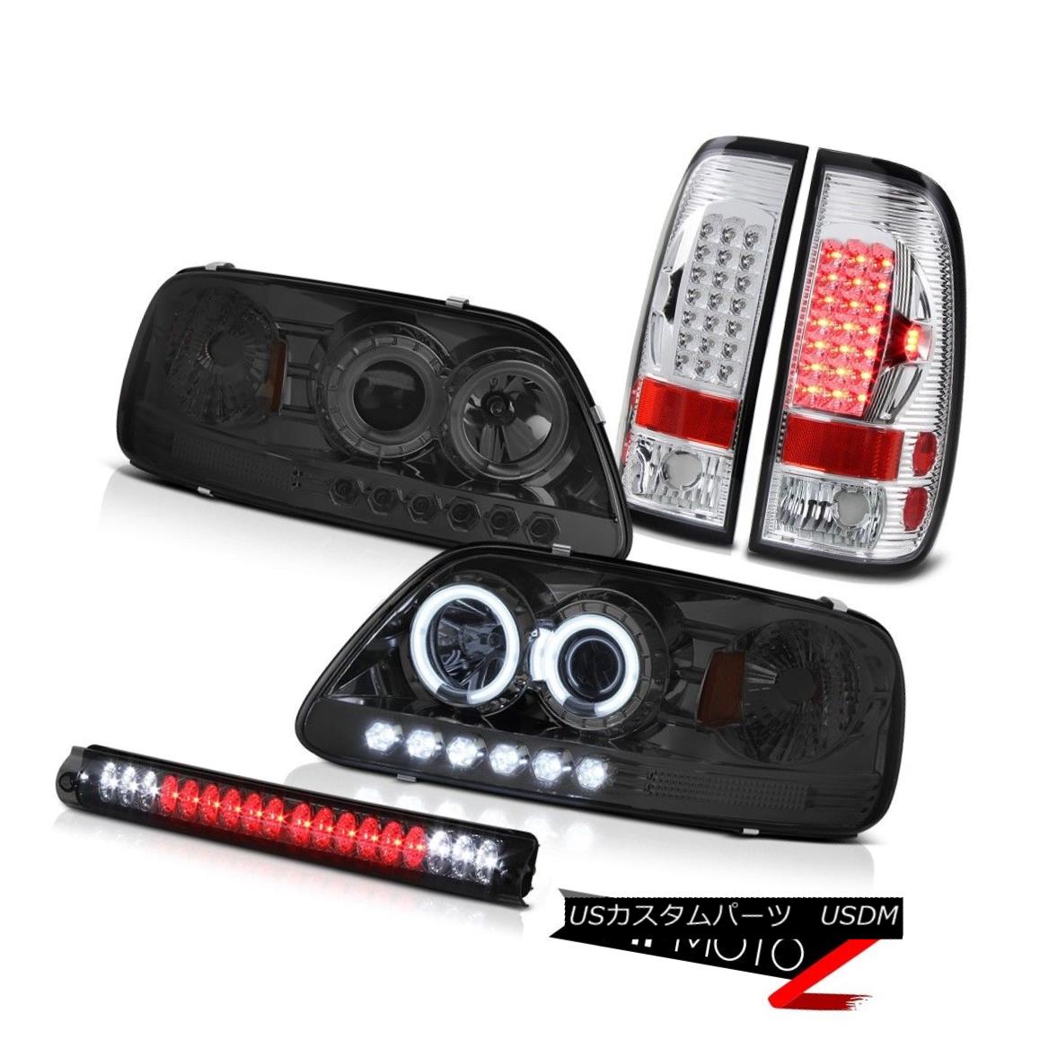 テールライト CCFL Halo Headlight 97-03 F150 XL Chrome LED SMD Tail Light 3rd Brake Lamp Smoke CCFL Haloヘッドライト97-03 F150 XLクロームLED SMDテールライト第3ブレーキランプ煙 【並行輸入品】