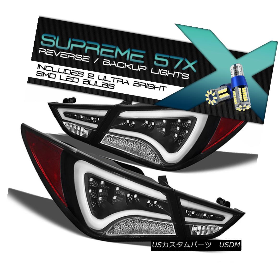 テールライト {FULL SMD BACKUP} {DIAMOND BLACK} LED Tail Light For 11-13 Sonata GLS/LIMITED/SE {フル・スマート・バックアップ} {ダイヤモンド・ブラック} 11-13ソナタ用LEDテールライトGLS / LIMITED / SE 【並行輸入品】