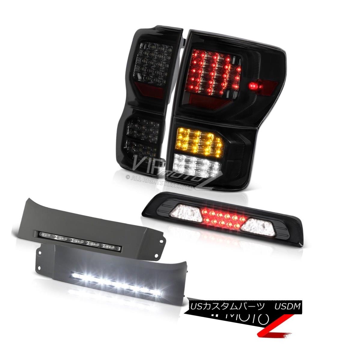 テールライト 07-13 Toyota Tundra Limited Taillamps DRL Strip 3RD Brake Light LED \