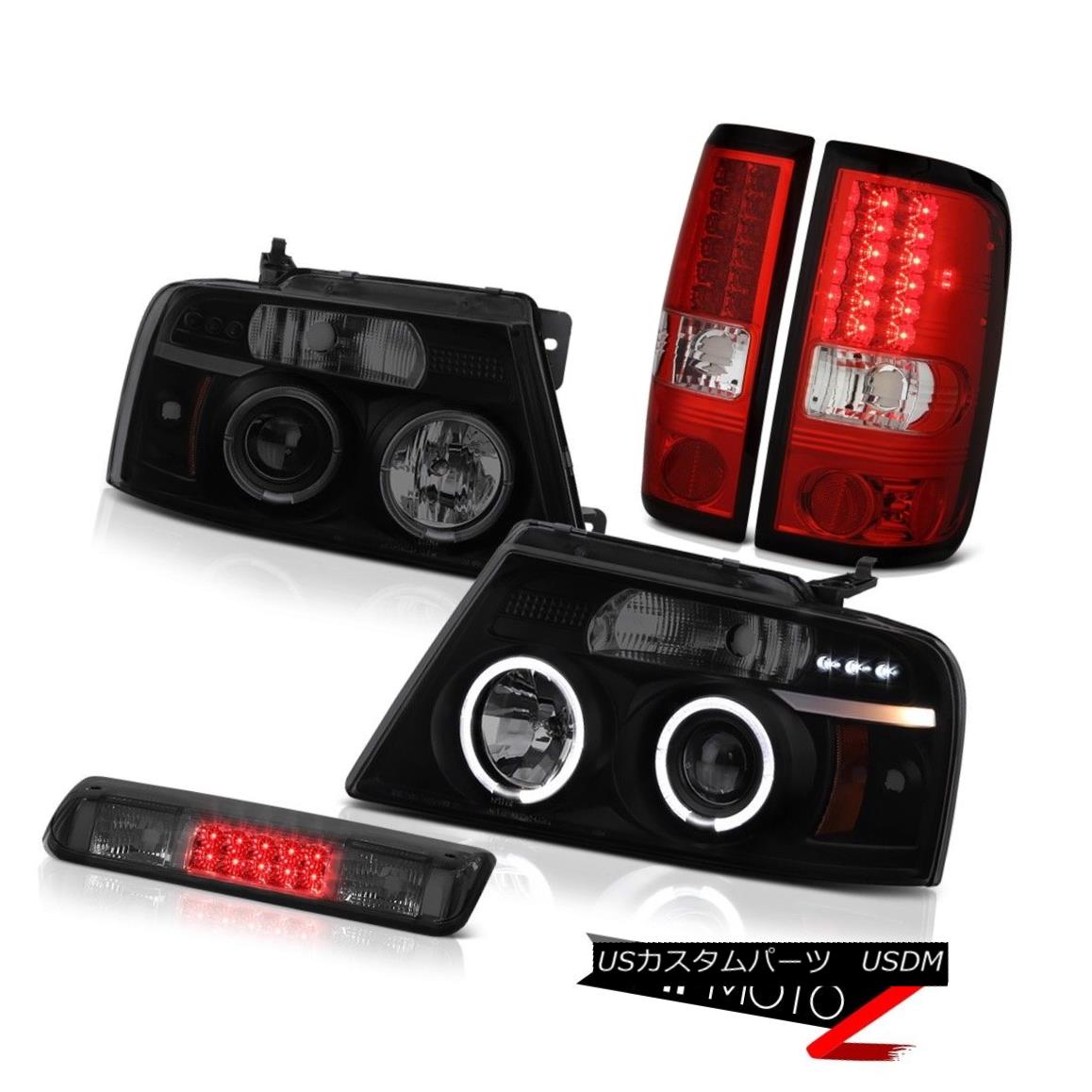 テールライト 04-08 Ford F150 XLT Smokey High Stop Light Headlights Wine Red Taillamps LED SMD 04-08 Ford F150 XLTスモーキーハイストップライトヘッドライトワインレッドタイルランプLED SMD 【並行輸入品】 63,162円