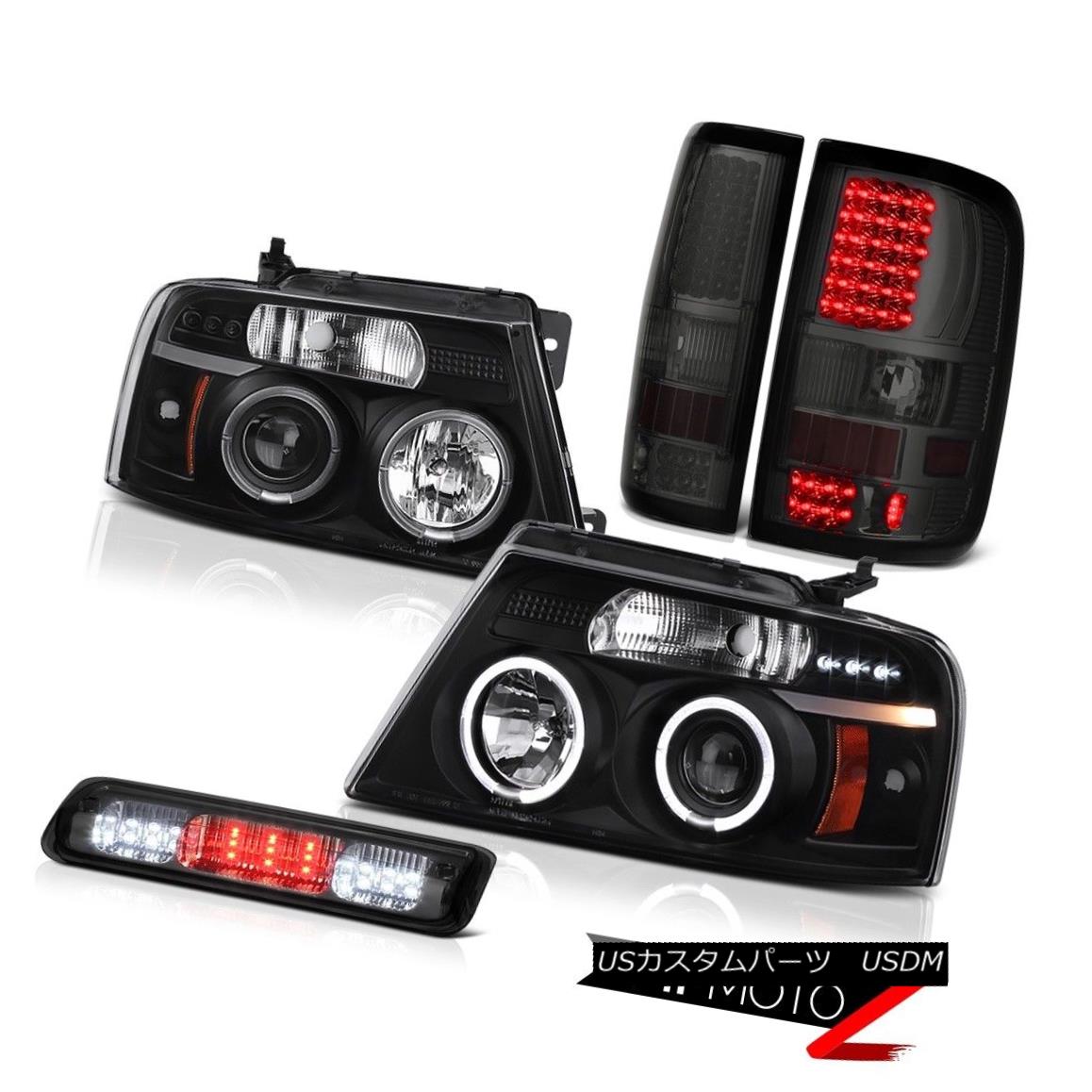テールライト 04-08 Ford F150 XLT 3rd Brake Light Tail Lamps Infinity Black Headlights LED SMD 04-08フォードF150 XLT第3ブレーキライトテールランプインフィニティブラックヘッドライトLED SMD 【並行輸入品】
