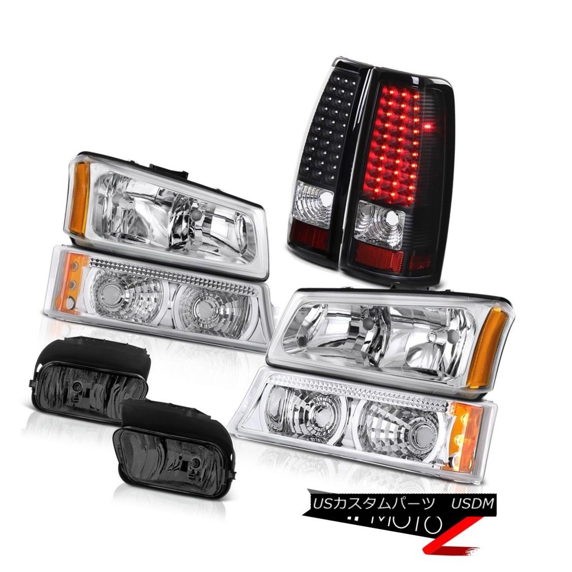 テールライト 03 04 05 06 Silverado LS Euro Headlights Signal Light Black Brake Tail Light Fog 03 04 05 06 Silverado LSユーロヘッドライトシグナルライトブラックブレーキテールライトフォグ 【並行輸入品】