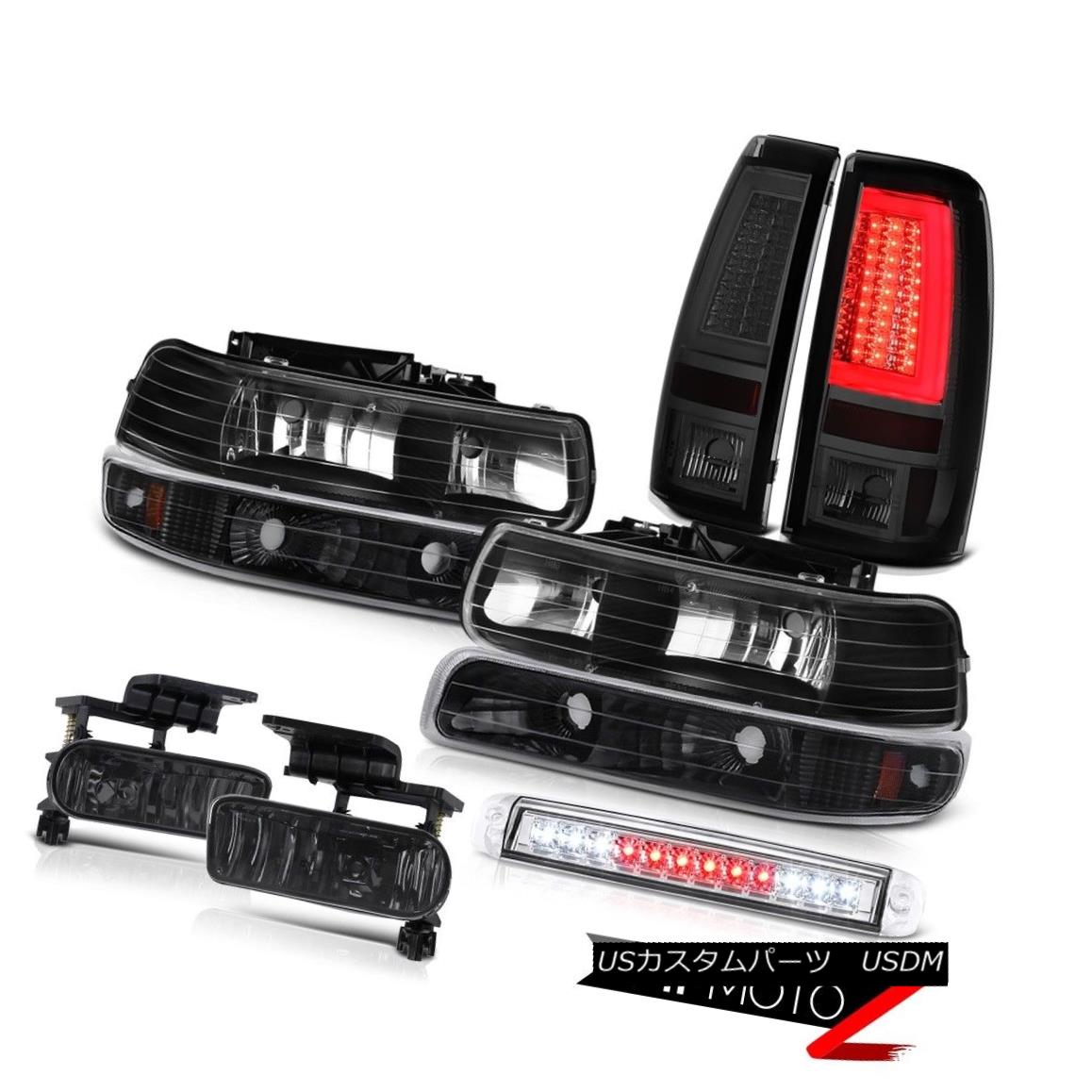 テールライト 99-02 Silverado LTZ Tail Lights Roof Cargo Lamp Raven Black Headlamps Foglights 99-02 Silverado LTZテールランプ屋根カーゴランプレーブンブラックヘッドランプフォグライト 【並行輸入品】 63,162円
