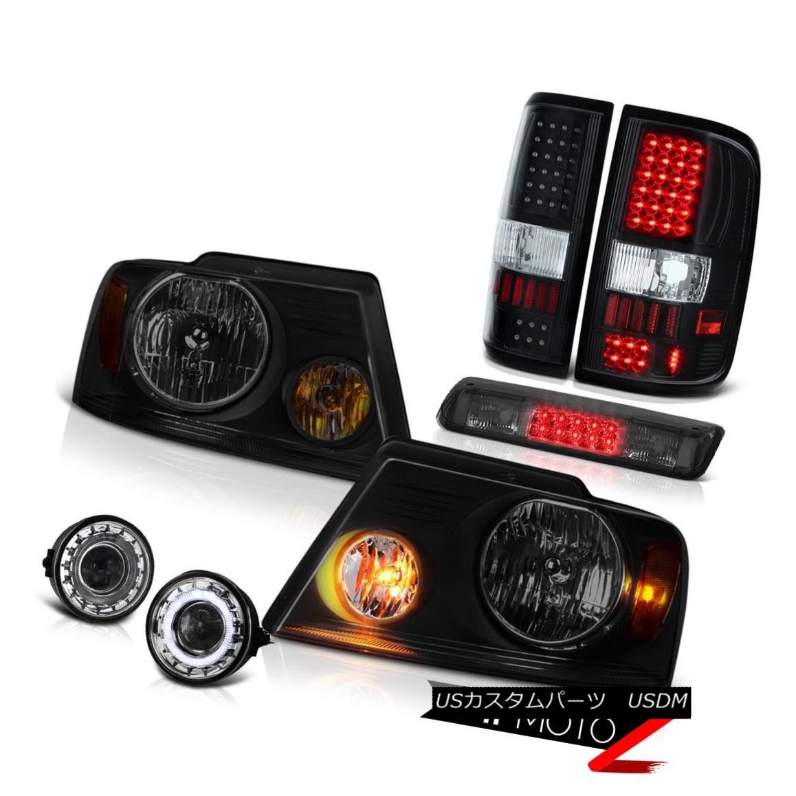 テールライト 06-08 Ford F150 STX Fog Lamps Smoked 3rd Brake Light Headlights Taillamps SMD 06-08フォードF150 STXフォグランプスモーク第3ブレーキライトヘッドライトタイルランプSMD 【並行輸入品】