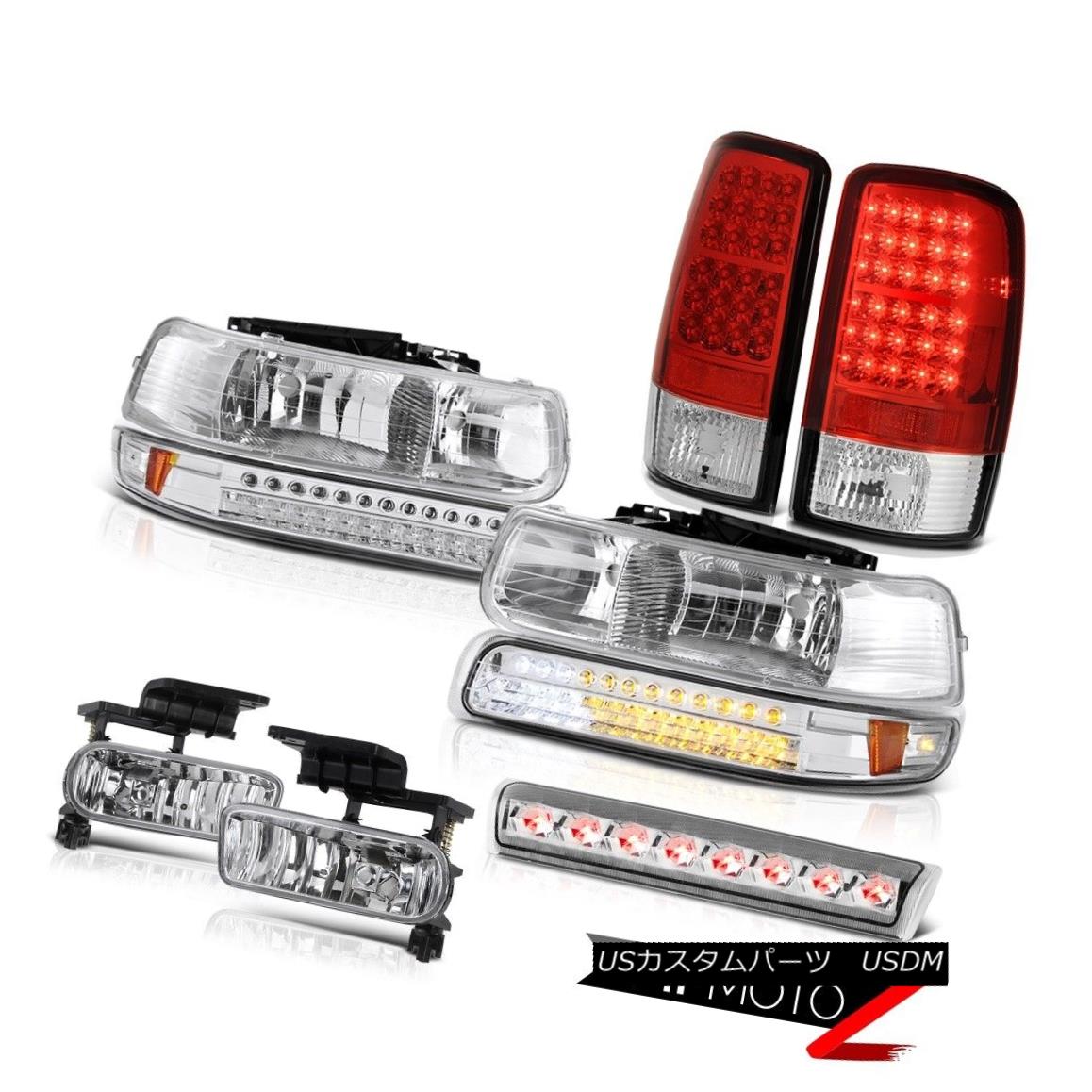 テールライト 00-06 Chevy Tahoe LS Headlamps red clear taillights fog lamps roof cargo light 00-06 Chevy Tahoe LSヘッドランプ赤いクリアテールライトフォグランプ屋根カーゴライト 【並行輸入品】