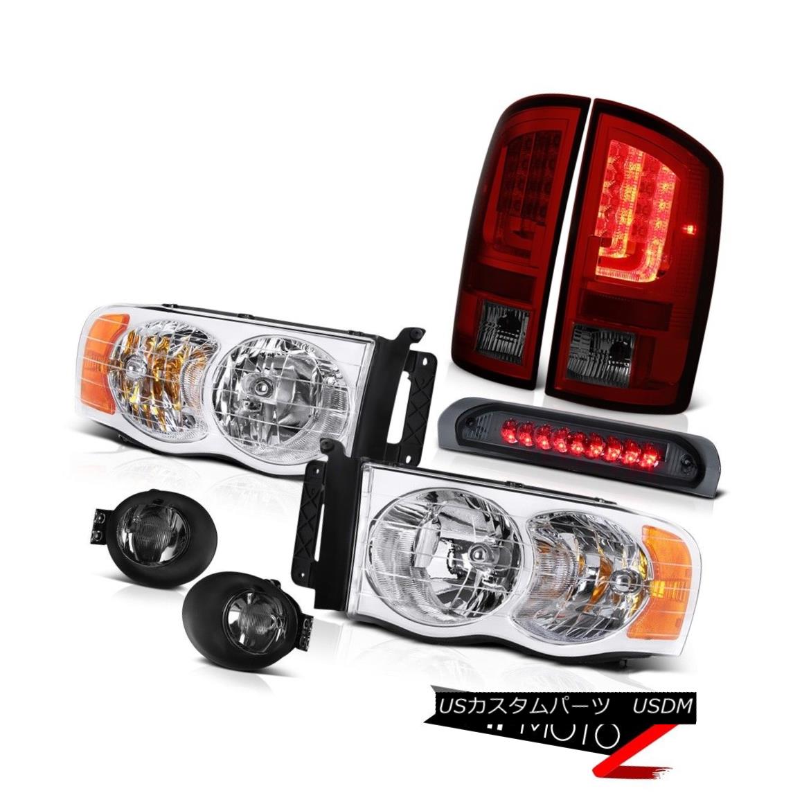 テールライト 02-05 Dodge Ram 1500 2500 WS Taillamps Foglamps Chrome Headlamps Roof Cargo Lamp 02-05 Dodge Ram 1500 2500 WSタイルランプフォグランプクロームヘッドランプ屋根貨物ランプ 【並行輸入品】