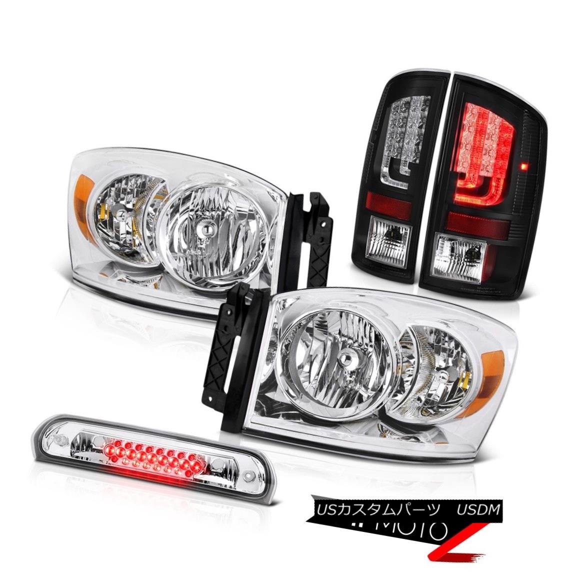 テールライト 07-09 Dodge Ram 2500 1500 4.7L Tail Lamps Headlights High STop Lamp Neon Tube 07-09ダッジラム2500 1500 4.7Lテールランプヘッドライトハイストップランプネオンチューブ 【並行輸入品】