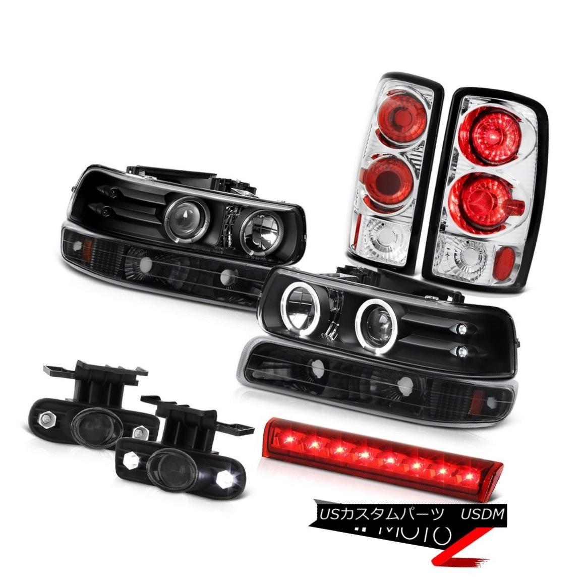 テールライト 2000-2006 Tahoe LT Wine red 3rd brake light foglamps tail lamps signal Headlamps 2000-2006タホLTワインレッド第3ブレーキライトフォグランプテールランプ信号ヘッドランプ 【並行輸入品】