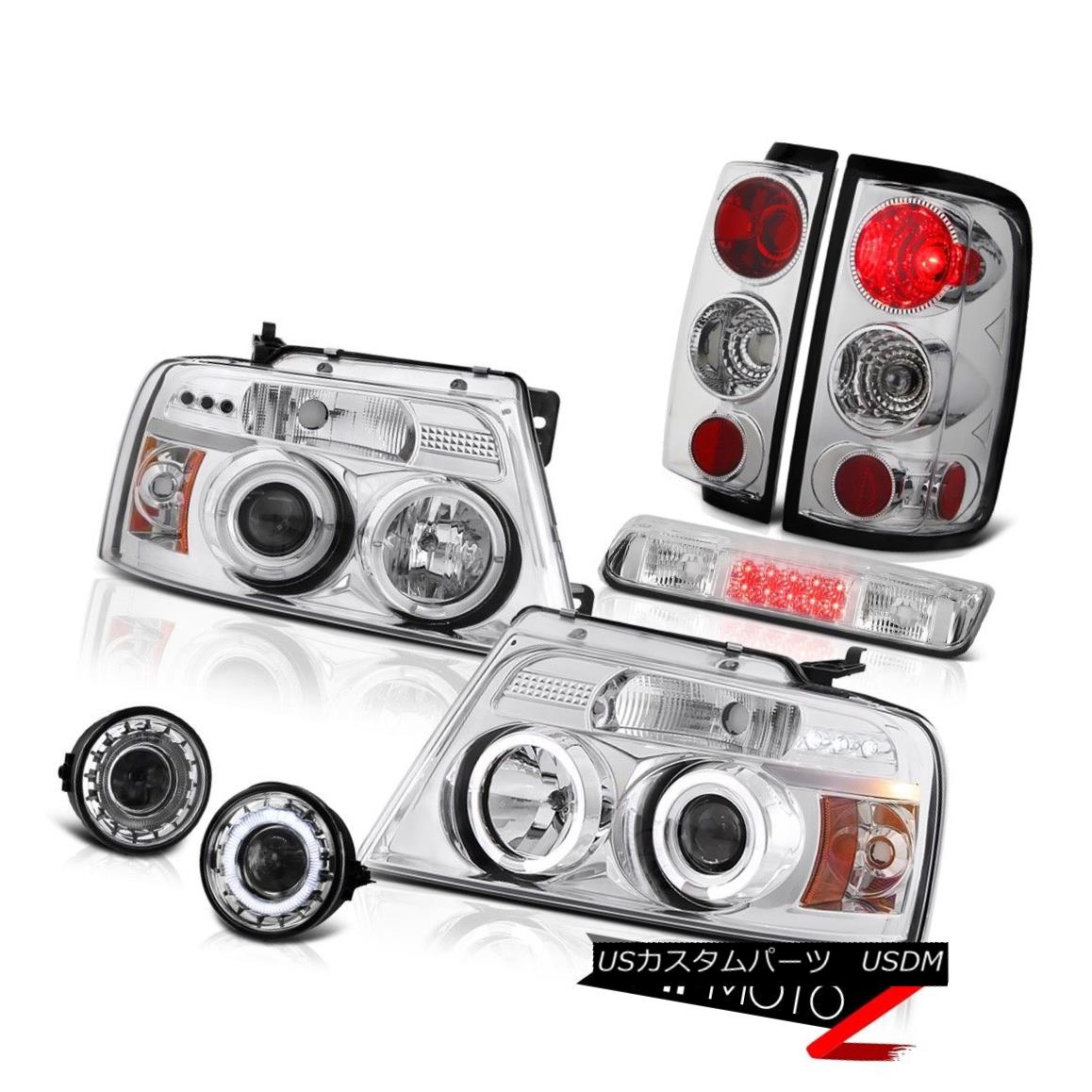 テールライト 06-08 Ford F150 XL Chrome Fog Lights Roof Cargo Lamp Headlamps Rear Brake Lamps 06-08フォードF150 XLクロームフォグライトルーフカーゴランプヘッドランプリアブレーキランプ 【並行輸入品】