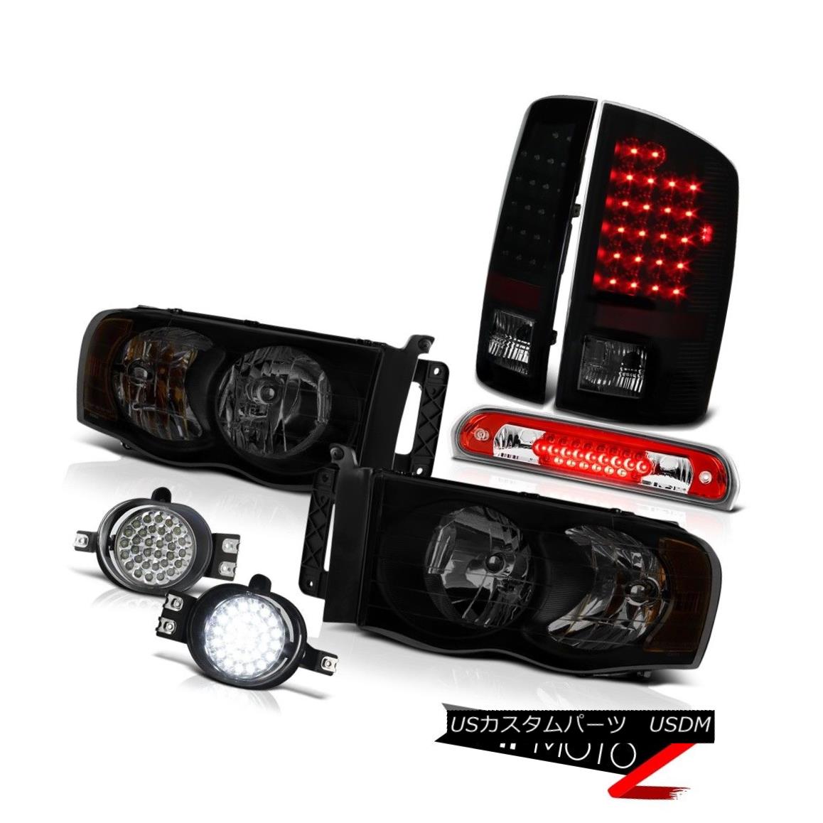 テールライト 02-05 Dodge Ram 2500 3500 3.7L Headlamps Fog Lights Roof Cab Lamp Taillights 02-05 Dodge Ram 2500 3500 3.7Lヘッドライトフォグライトルーフキャブ付きランプ 【並行輸入品】